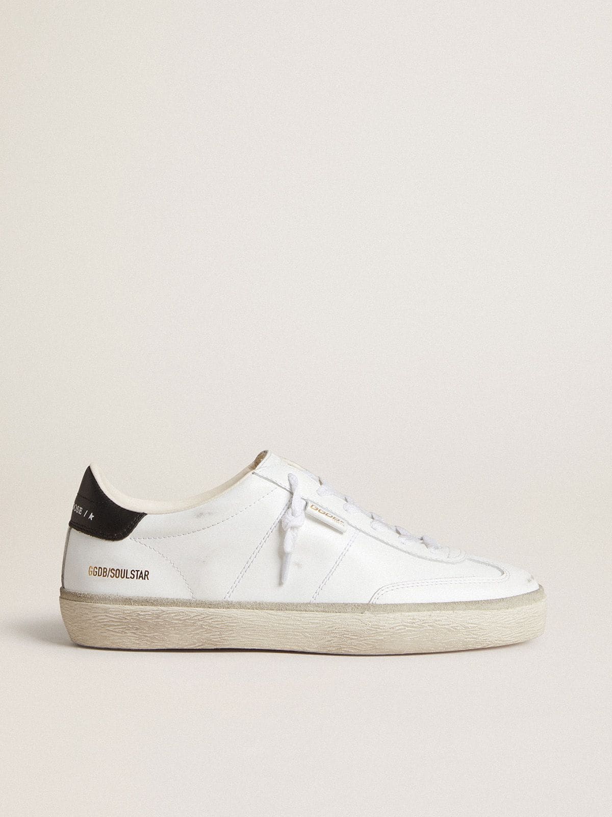Golden Goose Women’s Soul Star In White Leather With Black Leather Heel Tab - Sneaker Türkiye