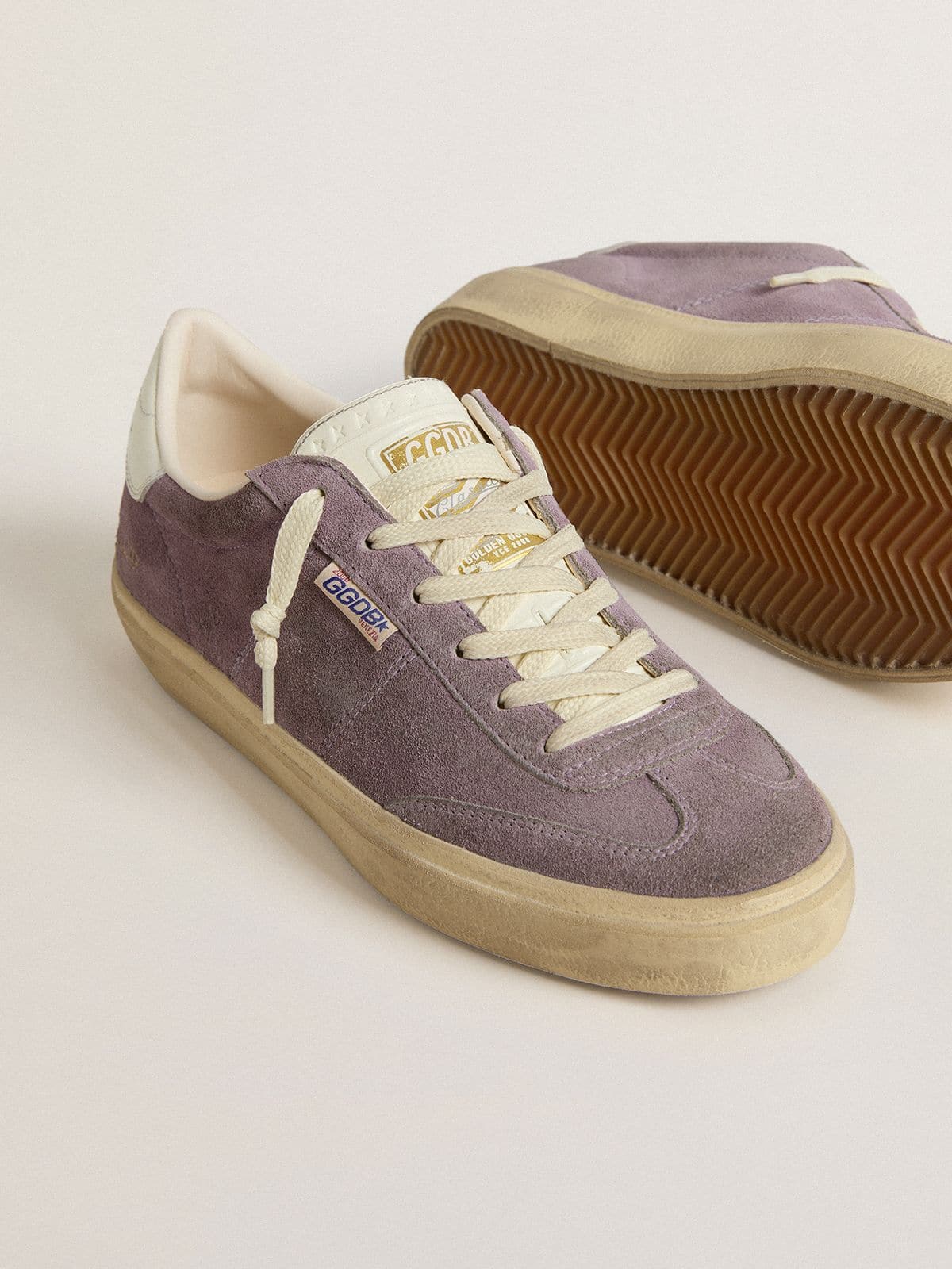 Golden Goose Women’s Soul Star In Lilac Suede With White Leather Heel Tab - Sneaker Türkiye