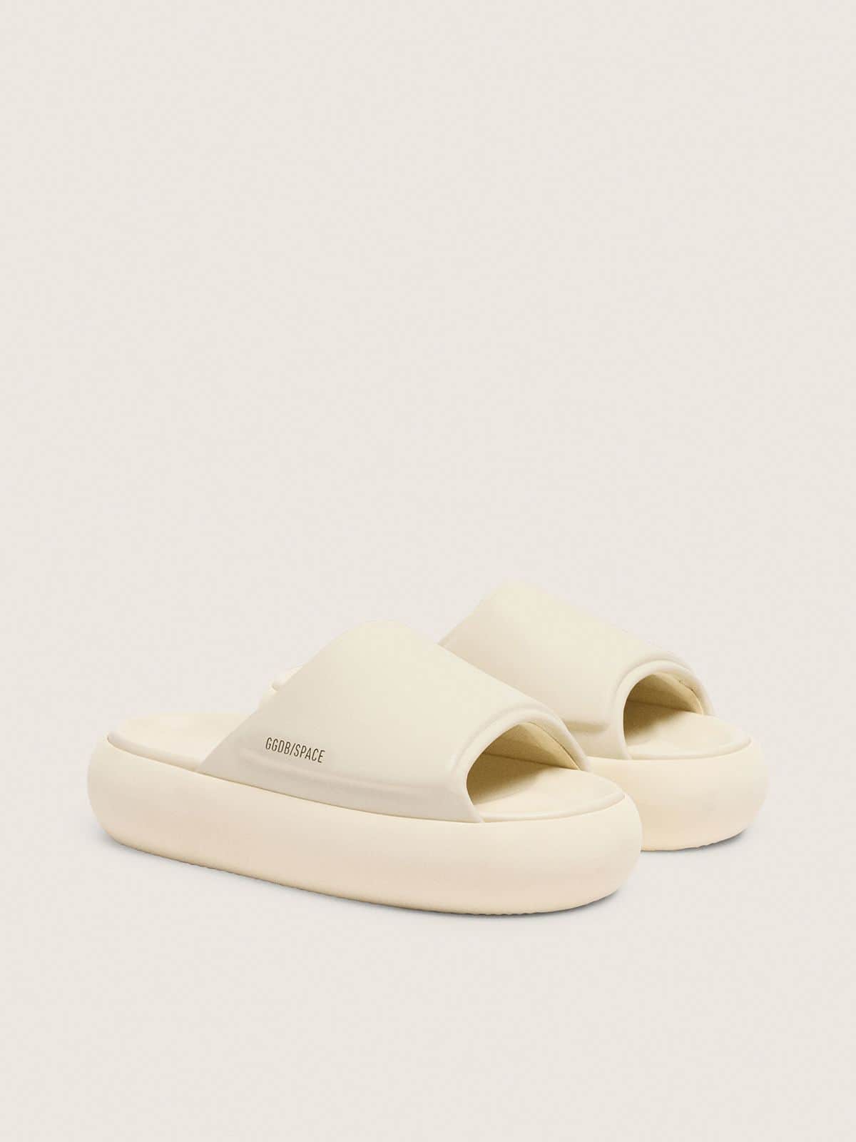 Golden Goose Women’S Space-Star Slip-Ons In White Leather - Sneaker Türkiye