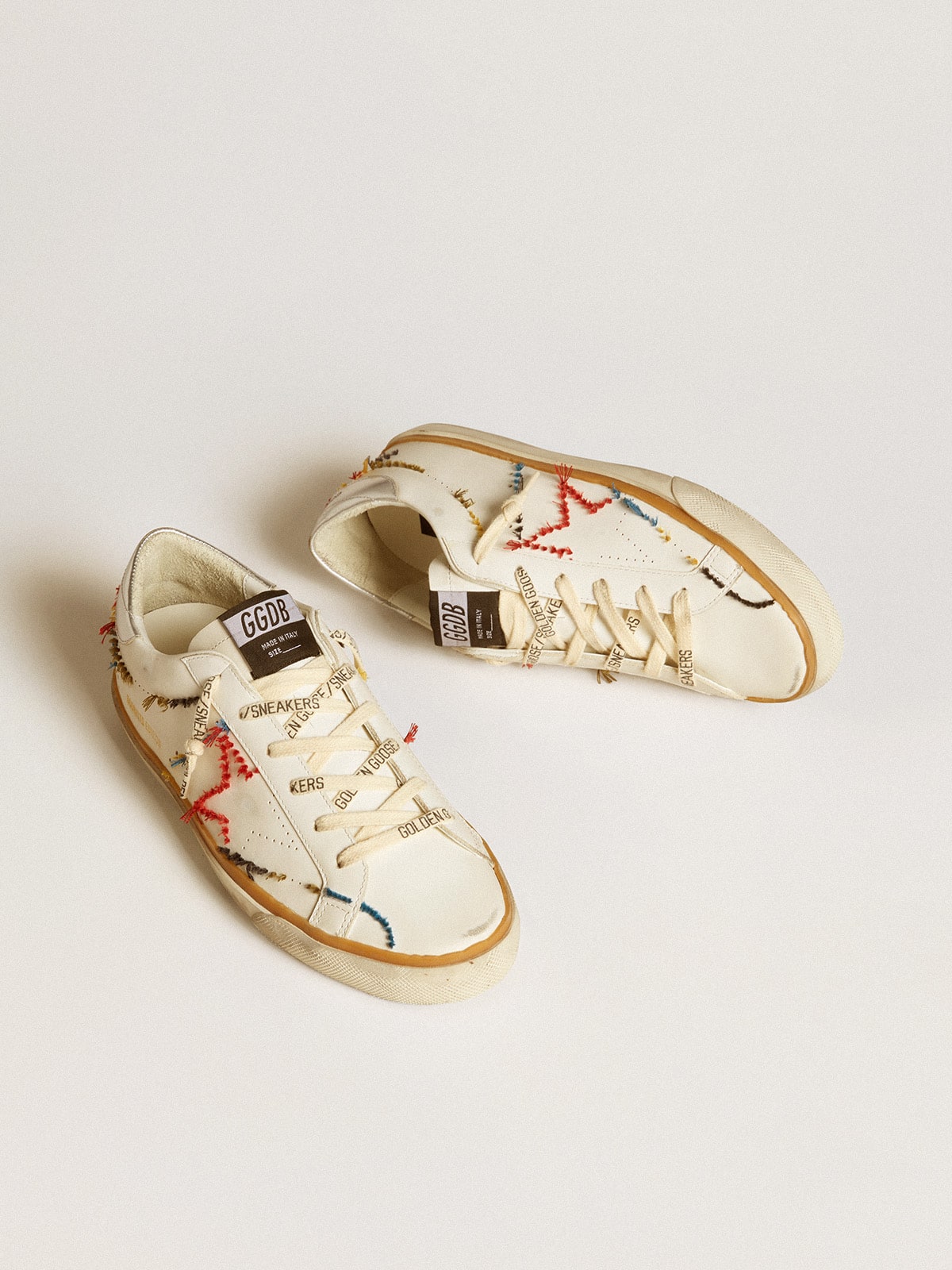 Golden Goose Women’s Super-Star LTD With Perforated Star And Metallic Leather Heel Tab - Sneaker Türkiye
