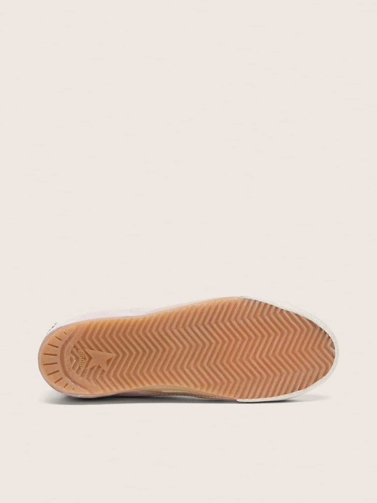 Golden Goose Women’s True-Star In Pastel Pink Suede With Silver Star And Heel Tab - Sneaker Türkiye