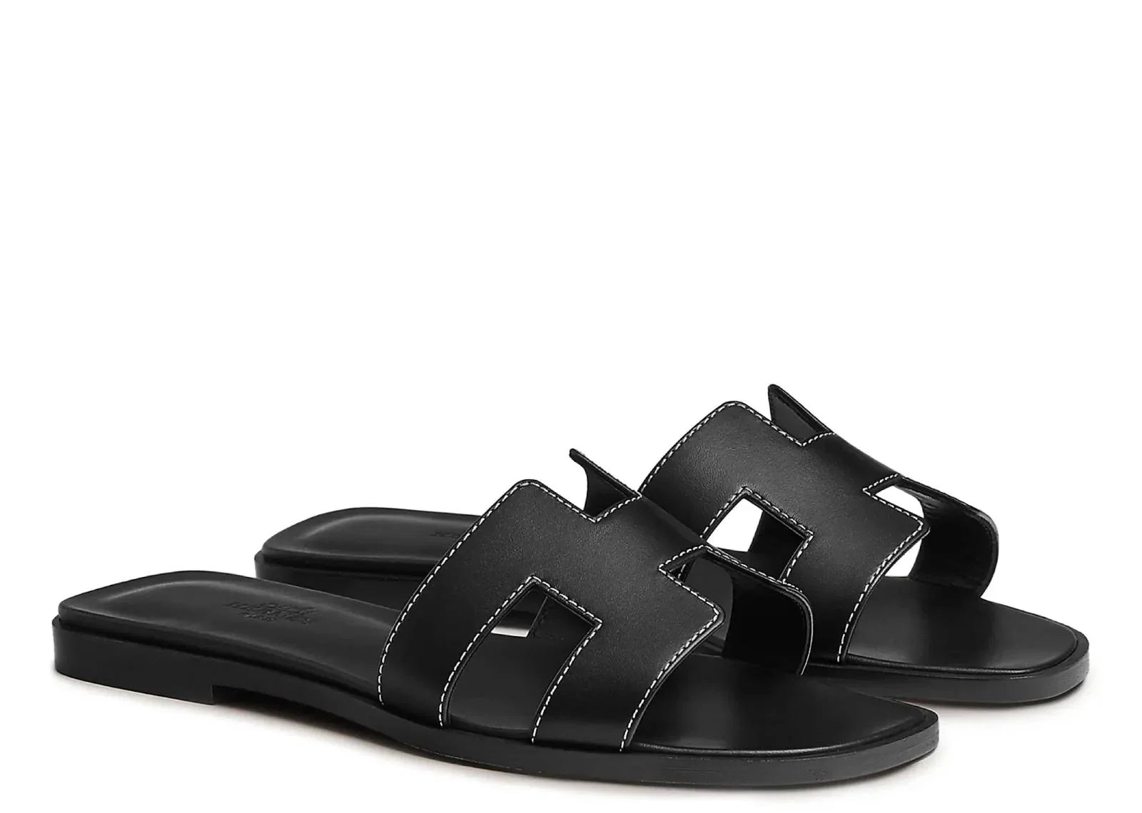 Hermes Oran Sandal Nior Box Calfskin Leather - Sneaker Türkiye