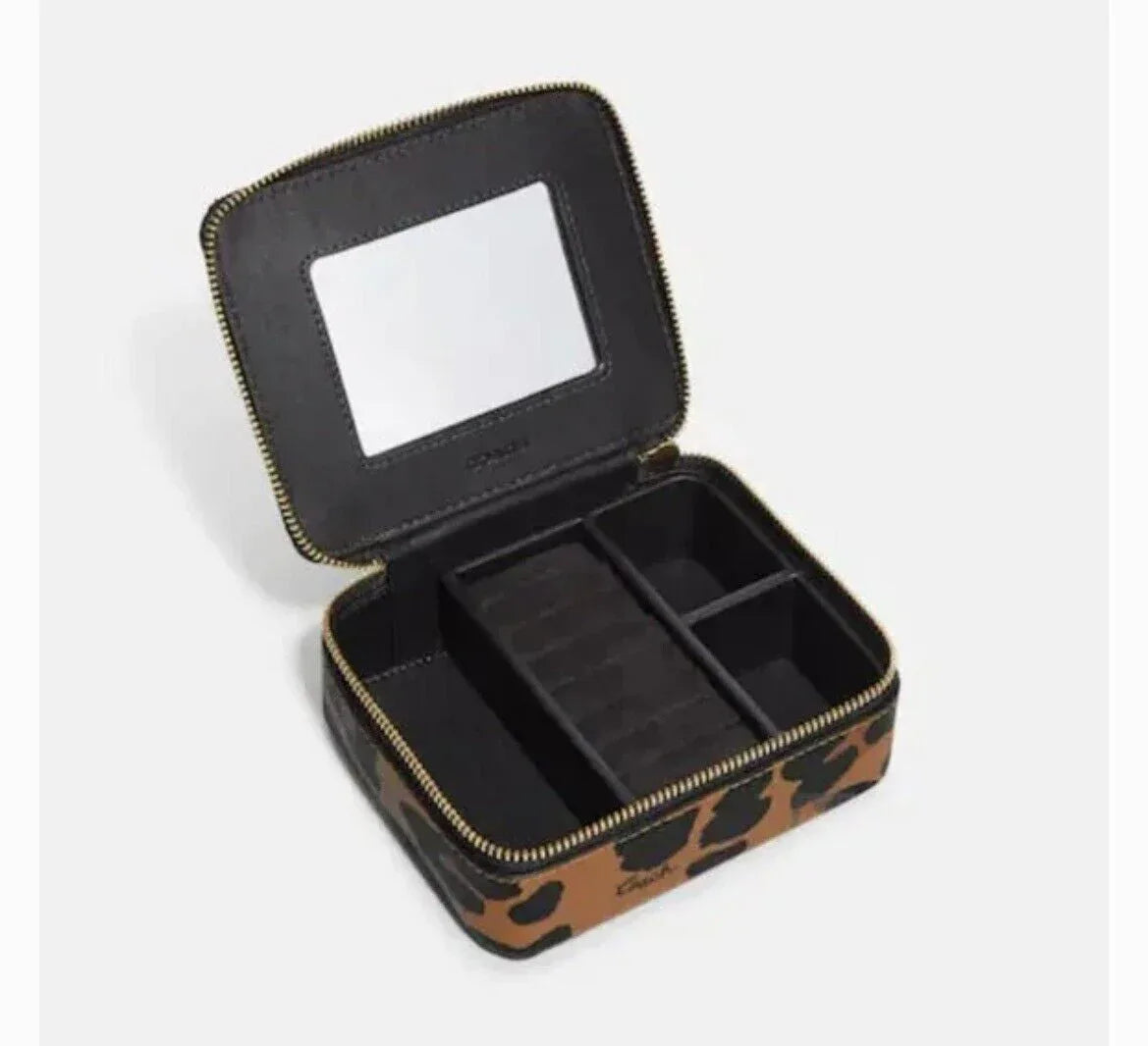 Coach Jewelry Box With Leopard Print - Sneaker Türkiye