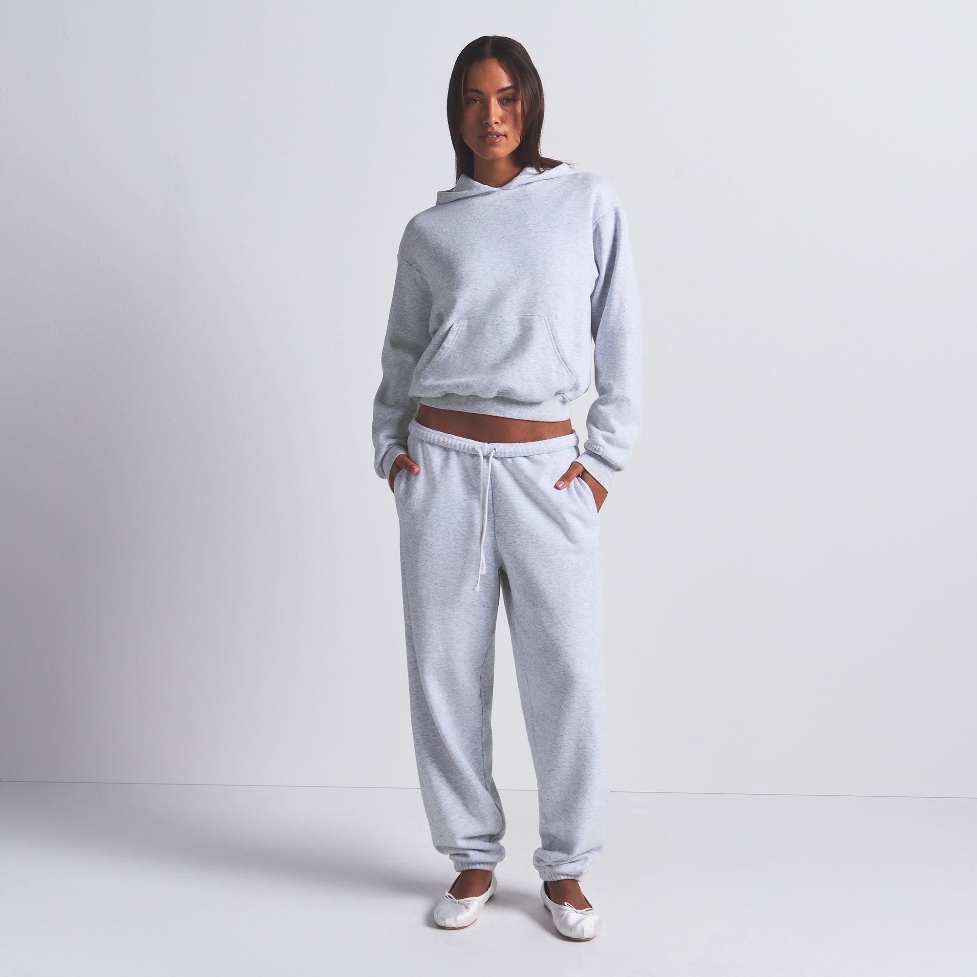 SKIMS COTTON FLEECE CLASSIC JOGGER | LIGHT HEATHER GREY - Sneaker Türkiye