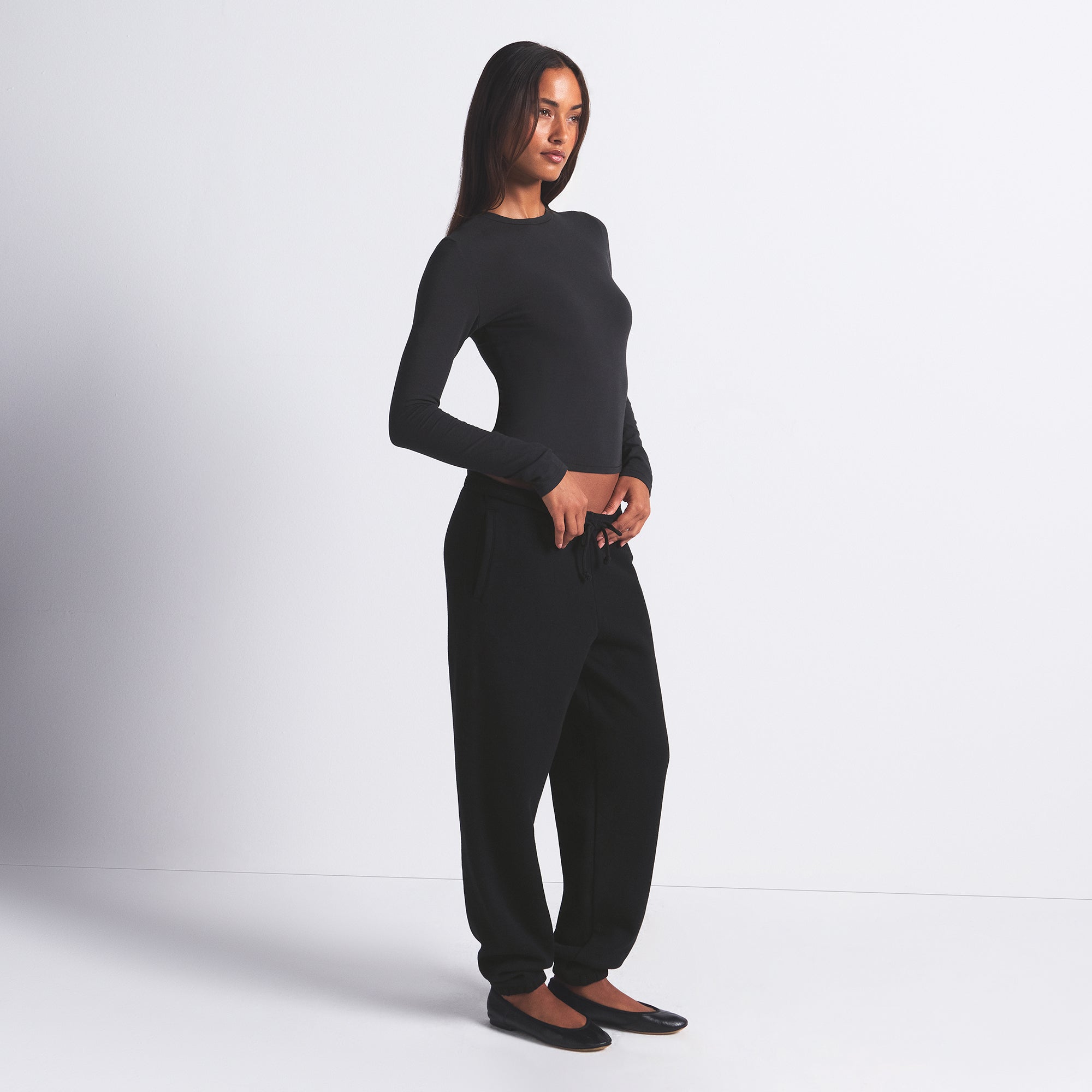 SKIMS COTTON FLEECE CLASSIC JOGGER | ONYX - Sneaker Türkiye