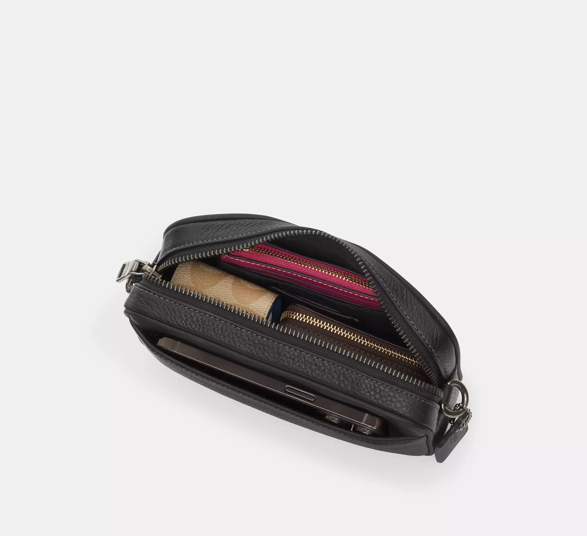 Coach Jayden Crossbody Bag With Surf Print – Gunmetal/Chalk Multi - Sneaker Türkiye