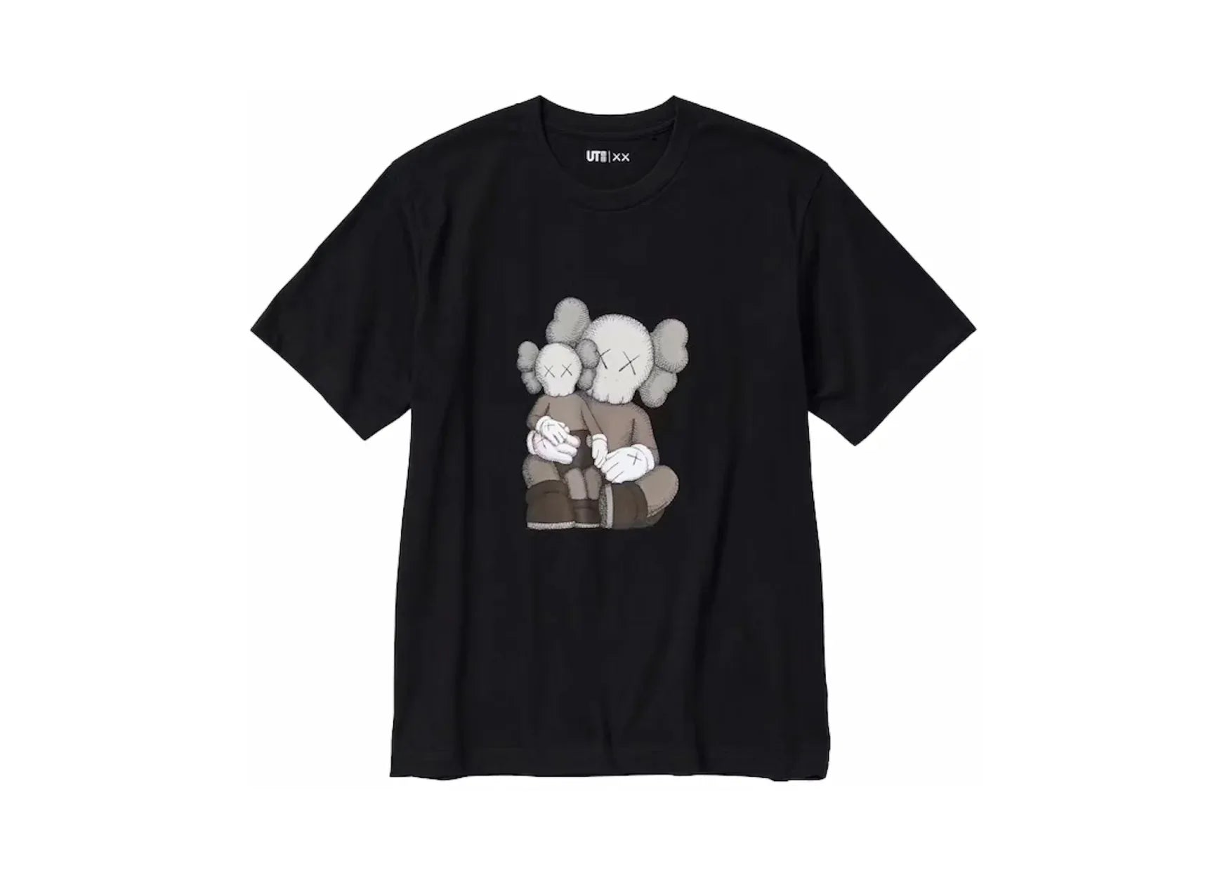 Kaws UT Short Sleeve Graphic T-shirt Black - Sneaker Türkiye