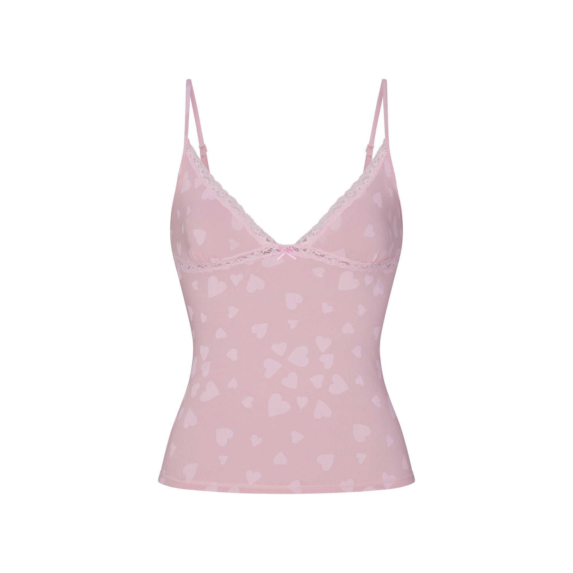 SKIMS LIGHTWEIGHT COTTON LACE CAMI AND BOY SHORT SET | HALITE CLUSTERED HEARTS - Sneaker Türkiye