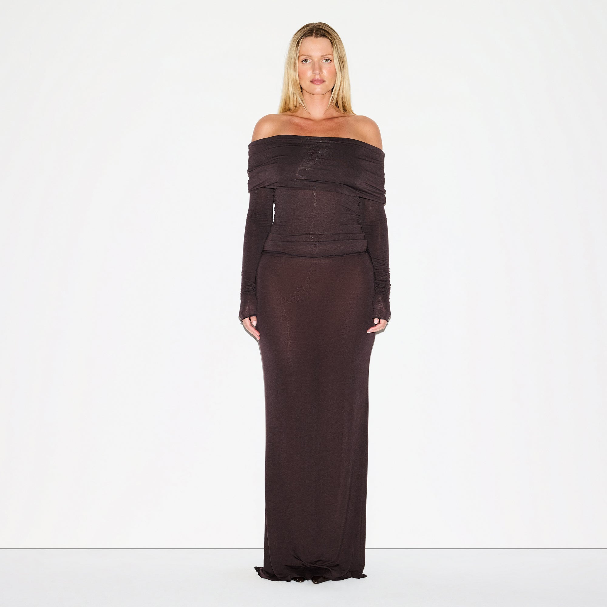 SKIMS SHEER MODAL OFF THE SHOULDER TOP | PHOENIX - Sneaker Türkiye