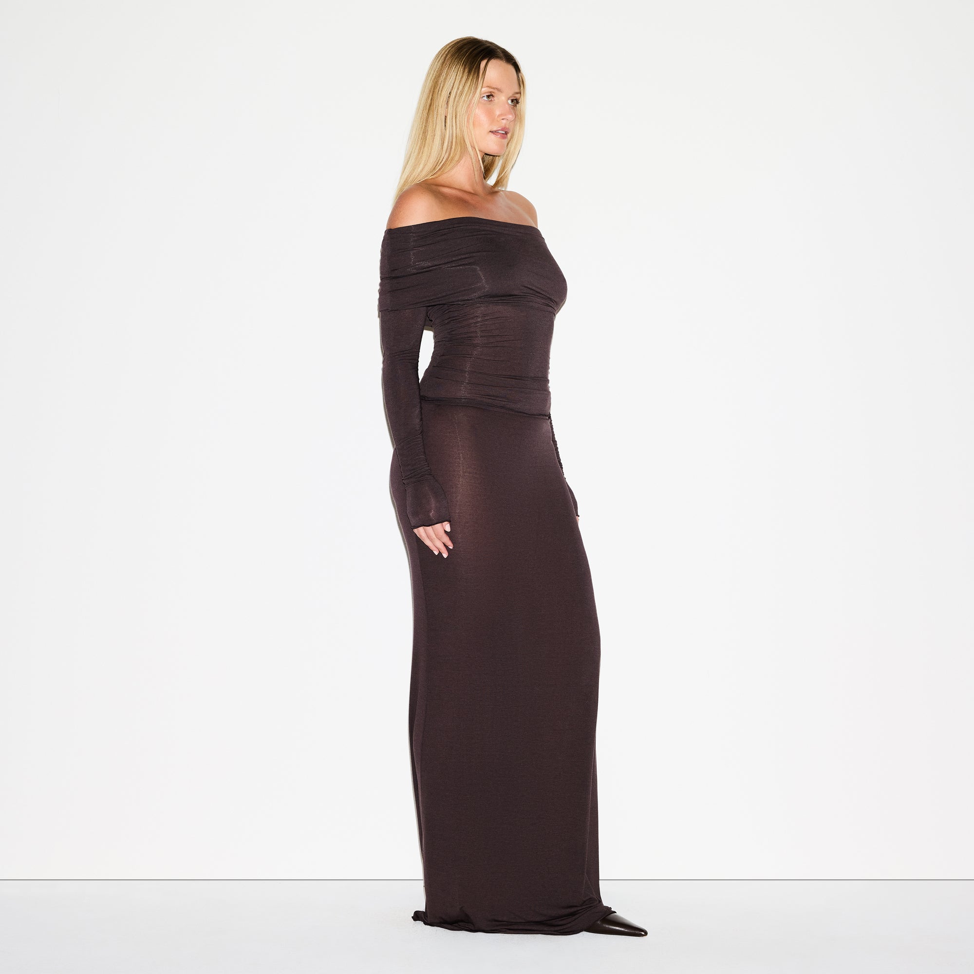 SKIMS SHEER MODAL OFF THE SHOULDER TOP | PHOENIX - Sneaker Türkiye