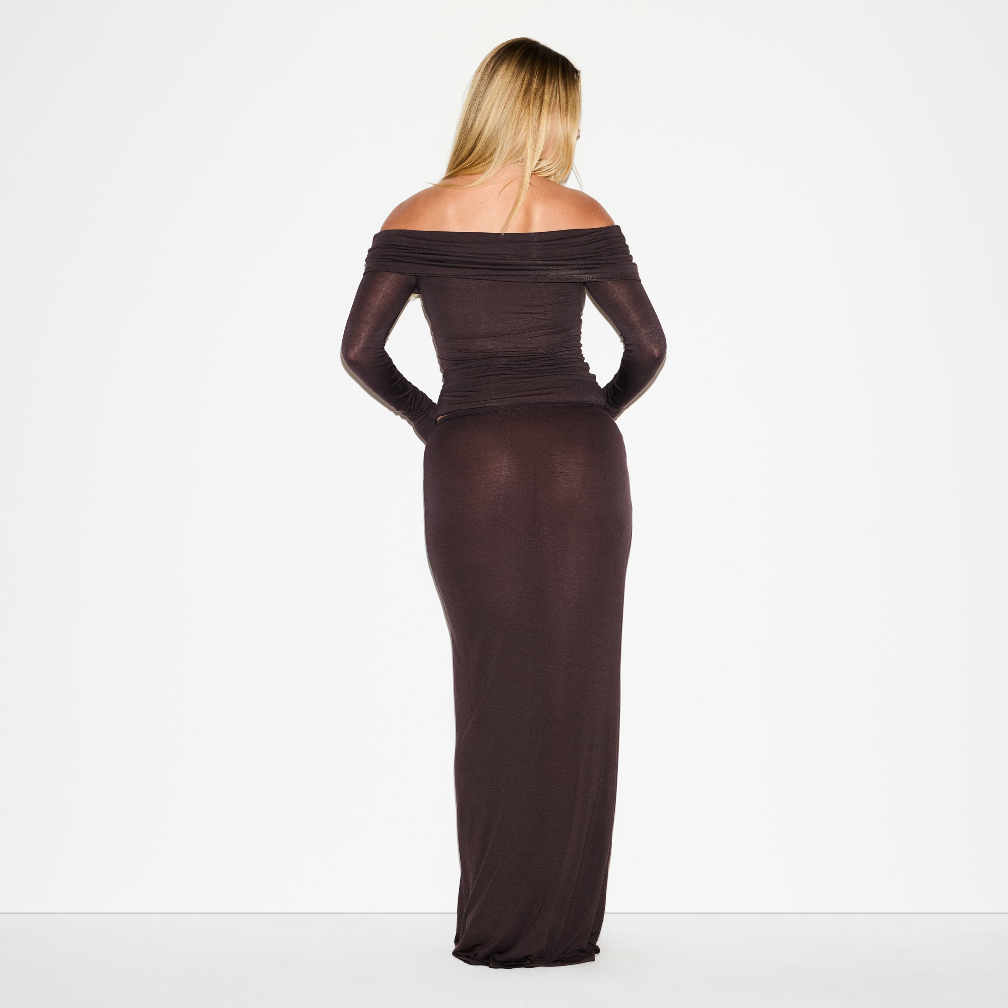SKIMS SHEER MODAL OFF THE SHOULDER TOP | PHOENIX - Sneaker Türkiye