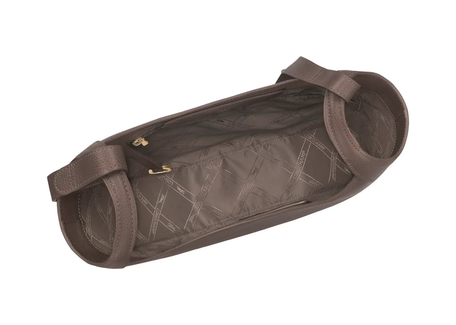 Longchamp Le Foulonné Lare Hobo Bag Taupe - Sneaker Türkiye