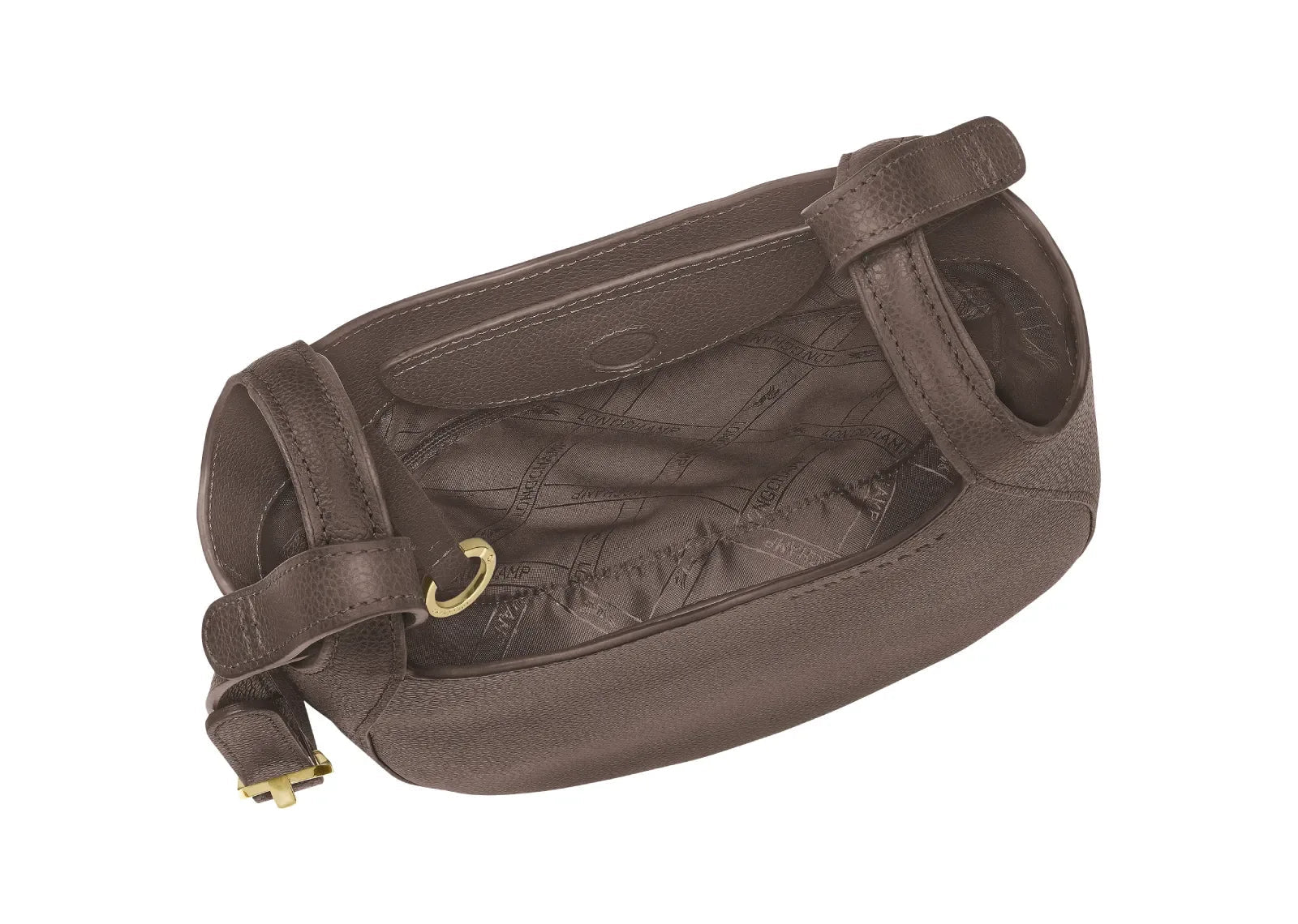 Longchamp Le Foulonné Small Crossbody Bag Taupe - Sneaker Türkiye
