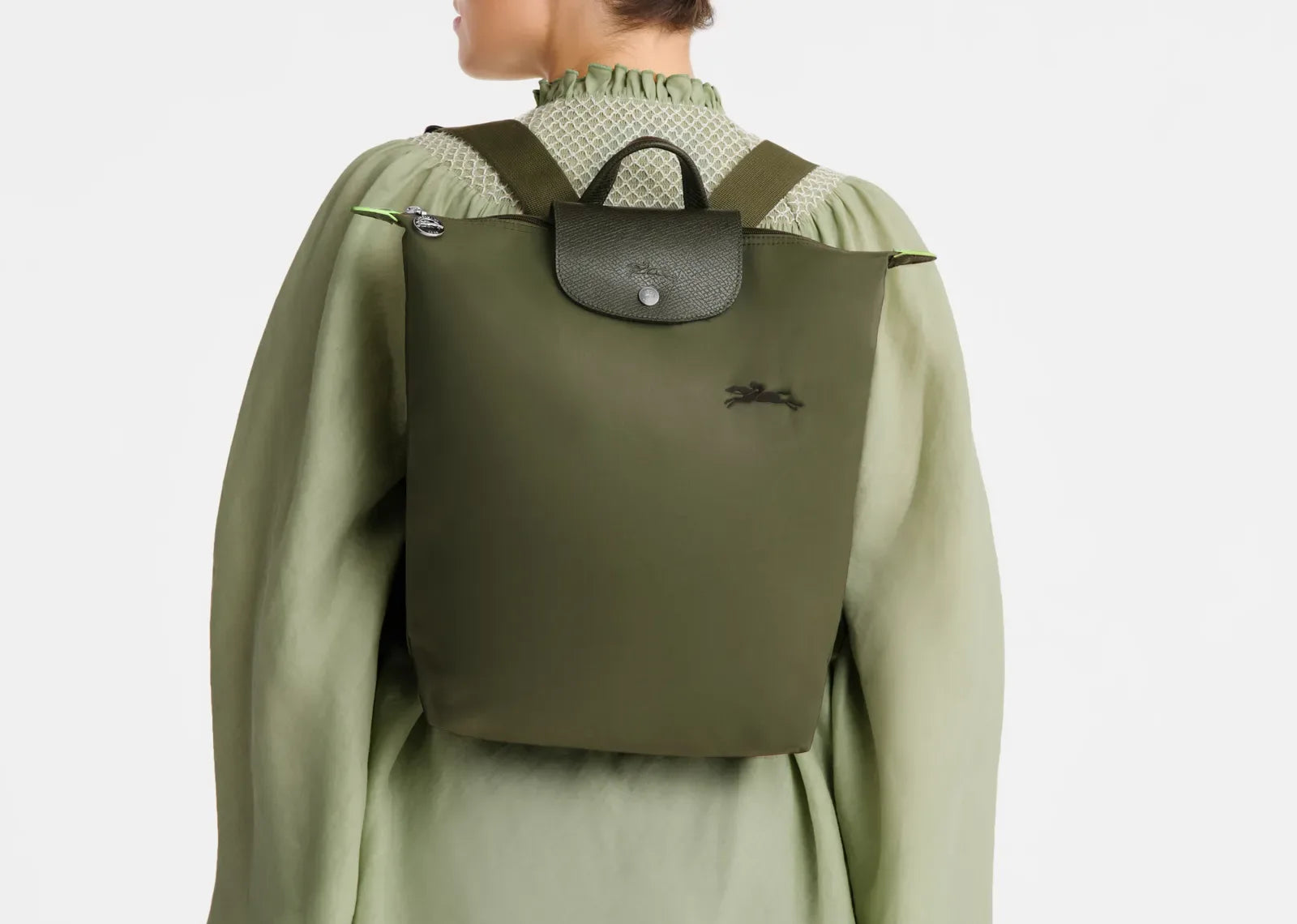 Longchamp Le Pliage Green M Backpack Forest - Sneaker Türkiye