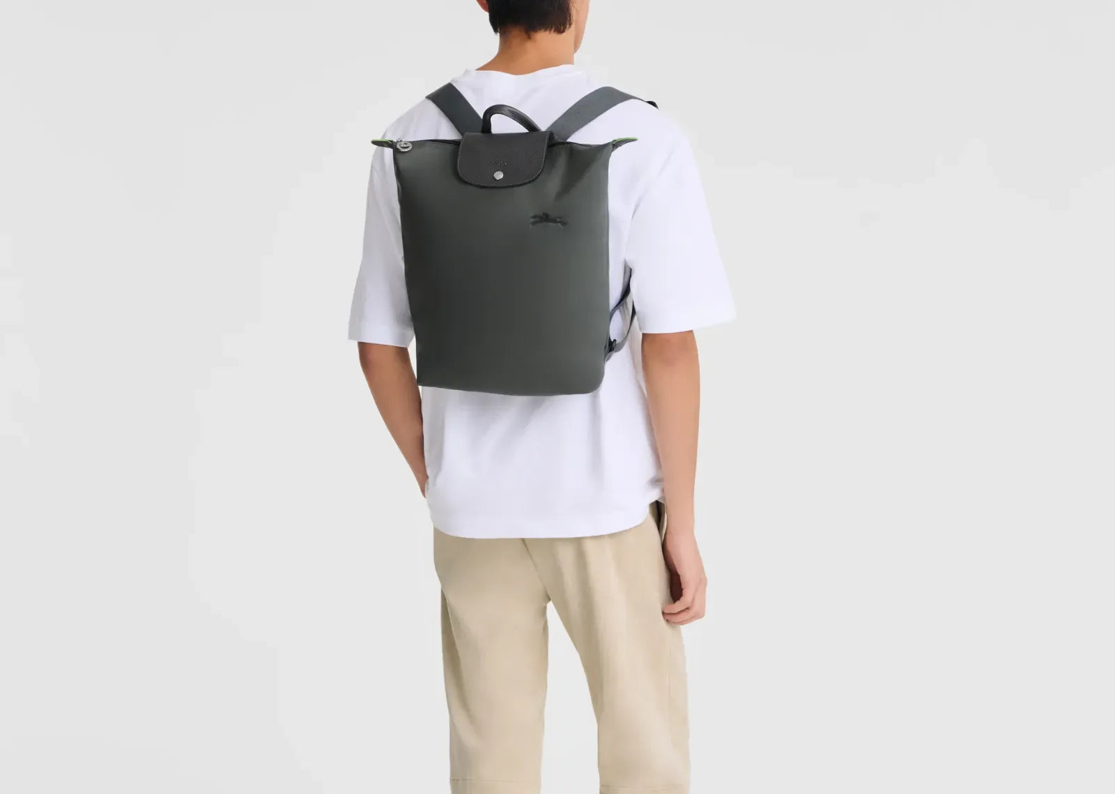 Longchamp Le Pliage Green M Backpack Graphite - Sneaker Türkiye
