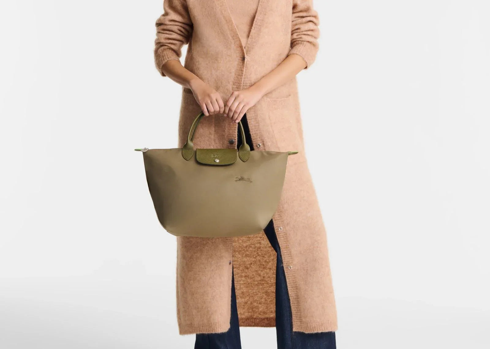 Longchamp Le Pliage Green Medium Handbag Artichoke - Sneaker Türkiye