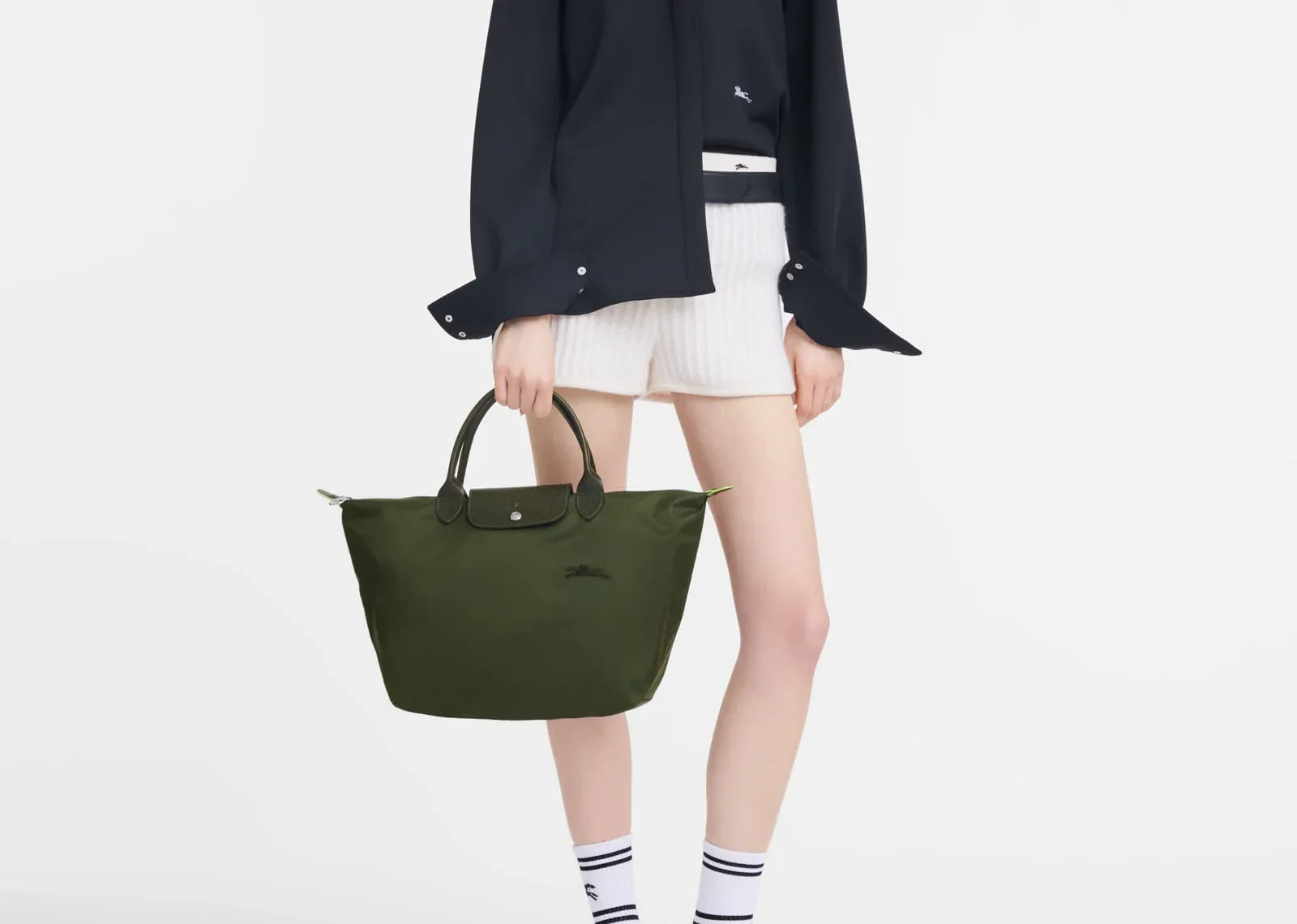 Longchamp Le Pliage Green Medium Handbag Forest - Sneaker Türkiye
