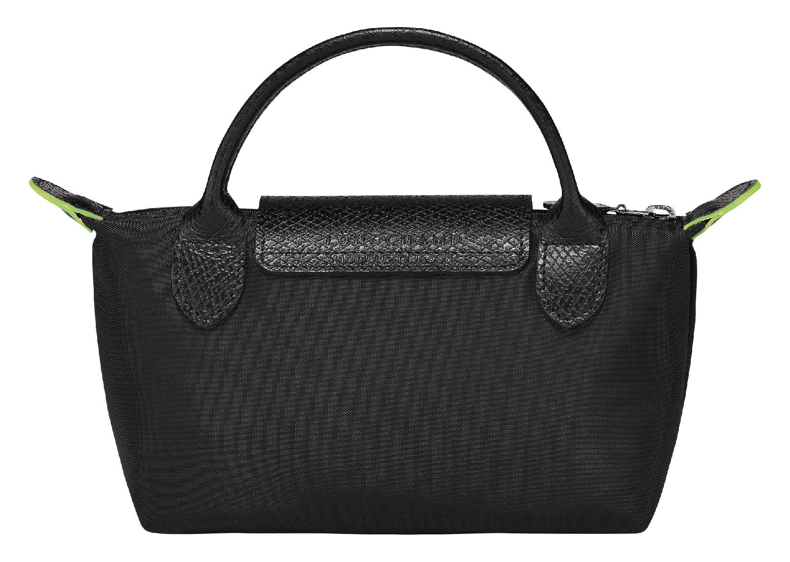 Longchamp Le Pliage Green Pouch With Handle Black - Sneaker Türkiye