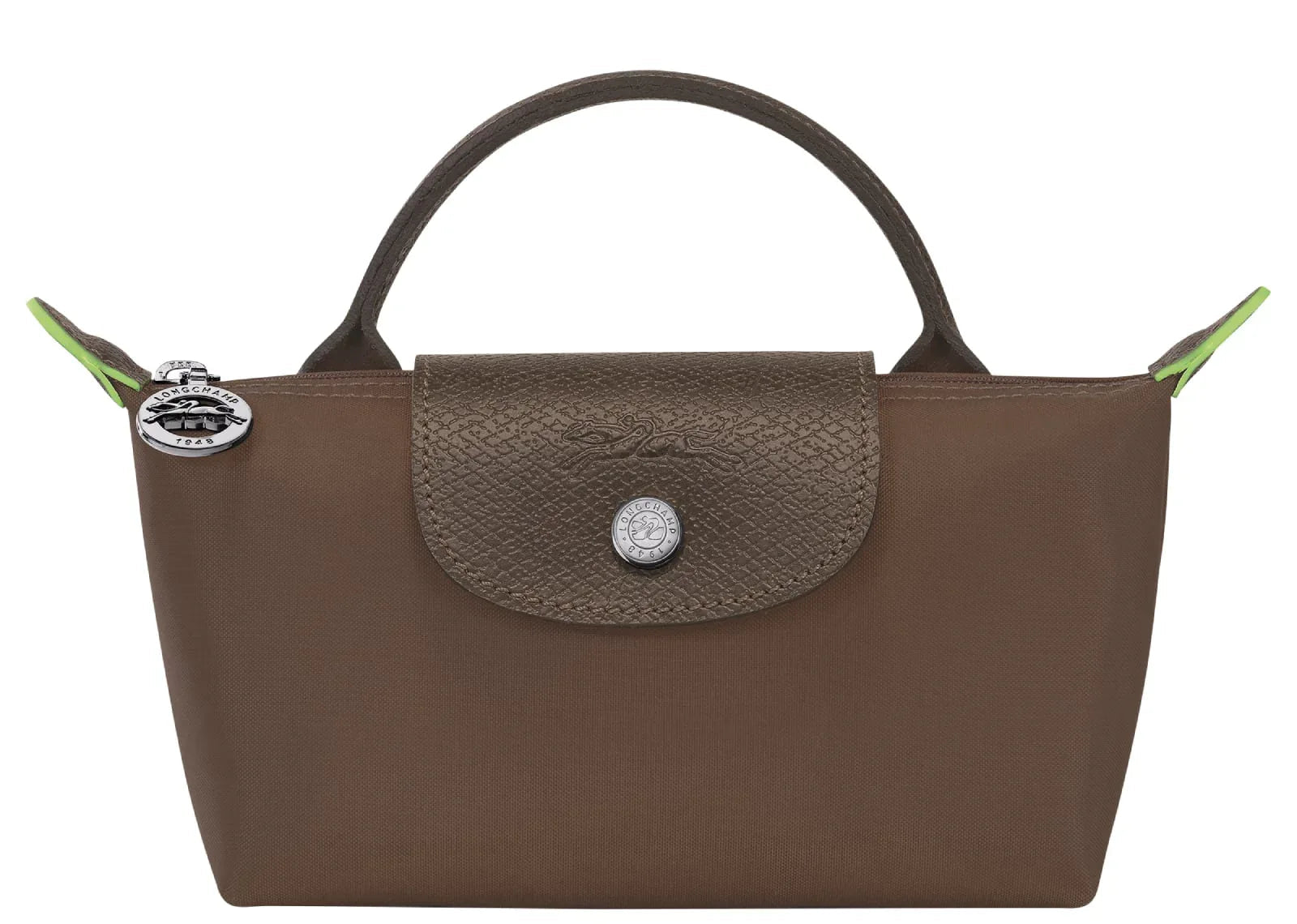 Longchamp Le Pliage Green Pouch With Handle Terra - Sneaker Türkiye