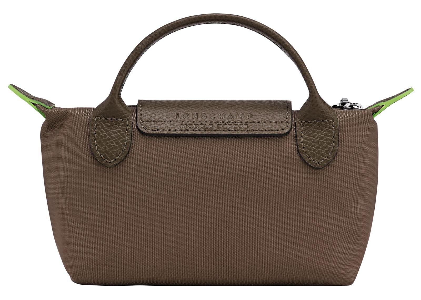 Longchamp Le Pliage Green Pouch With Handle Terra - Sneaker Türkiye