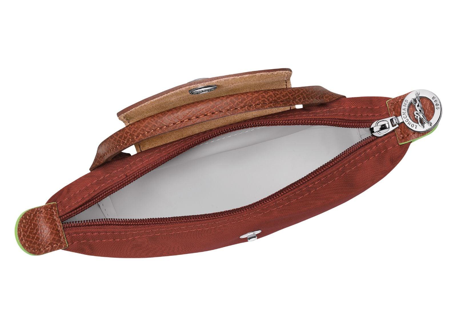 Longchamp Le Pliage Green Pouch With Handle Chestnut - Sneaker Türkiye