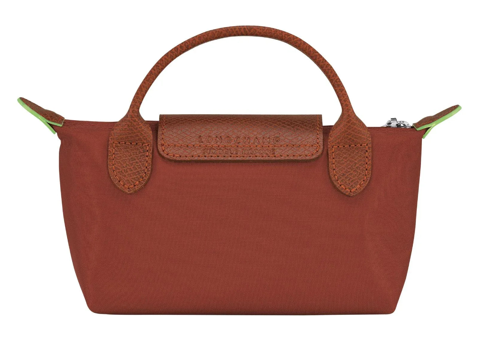 Longchamp Le Pliage Green Pouch With Handle Chestnut - Sneaker Türkiye
