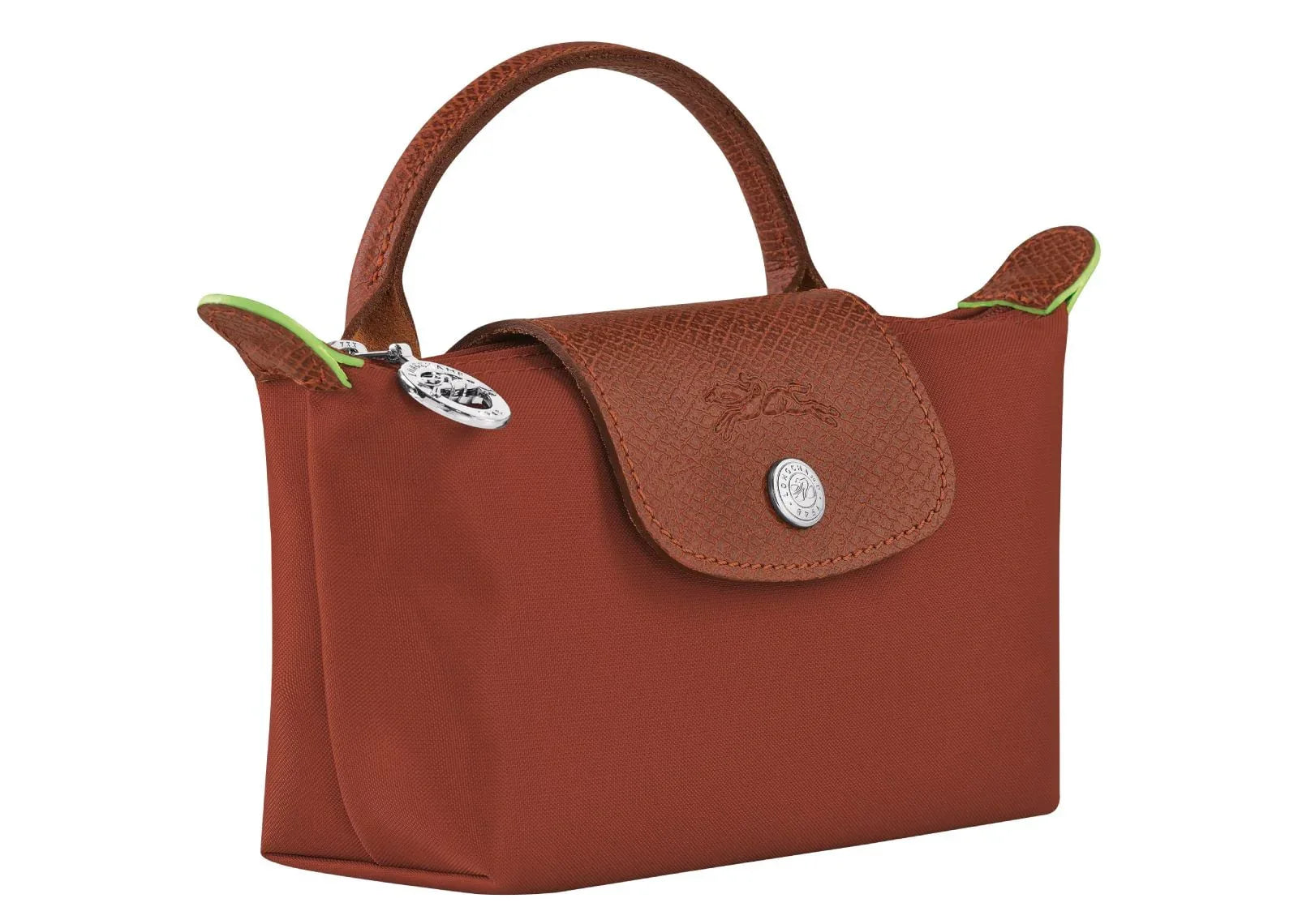 Longchamp Le Pliage Green Pouch With Handle Chestnut - Sneaker Türkiye
