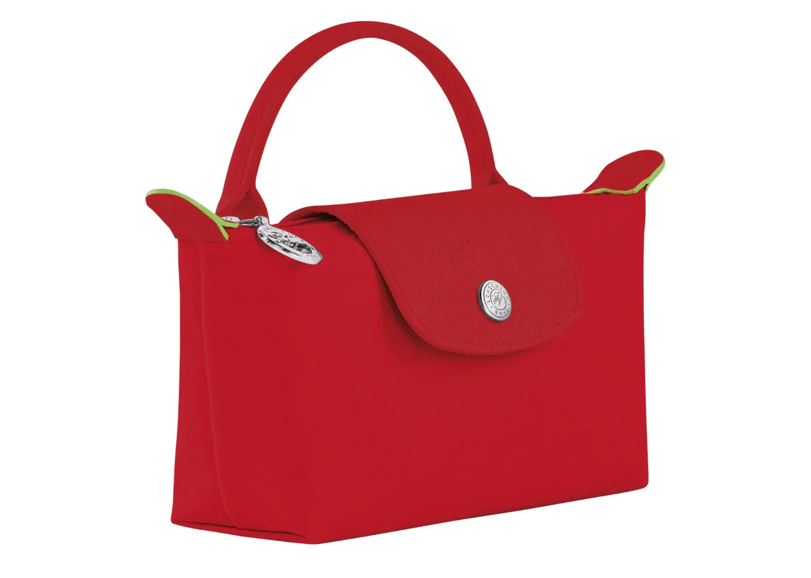 Longchamp Le Pliage Green Pouch With Handle Tomato - Sneaker Türkiye