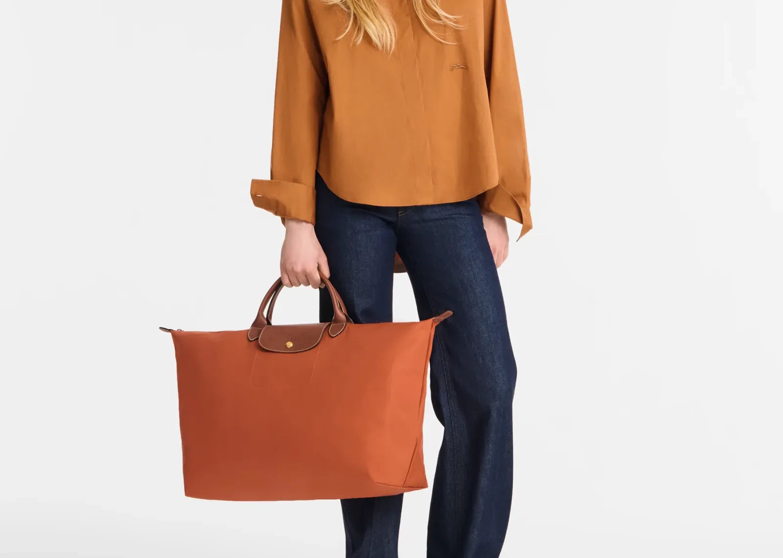Longchamp Le Pliage Original L Travel Bag Brick - Sneaker Türkiye