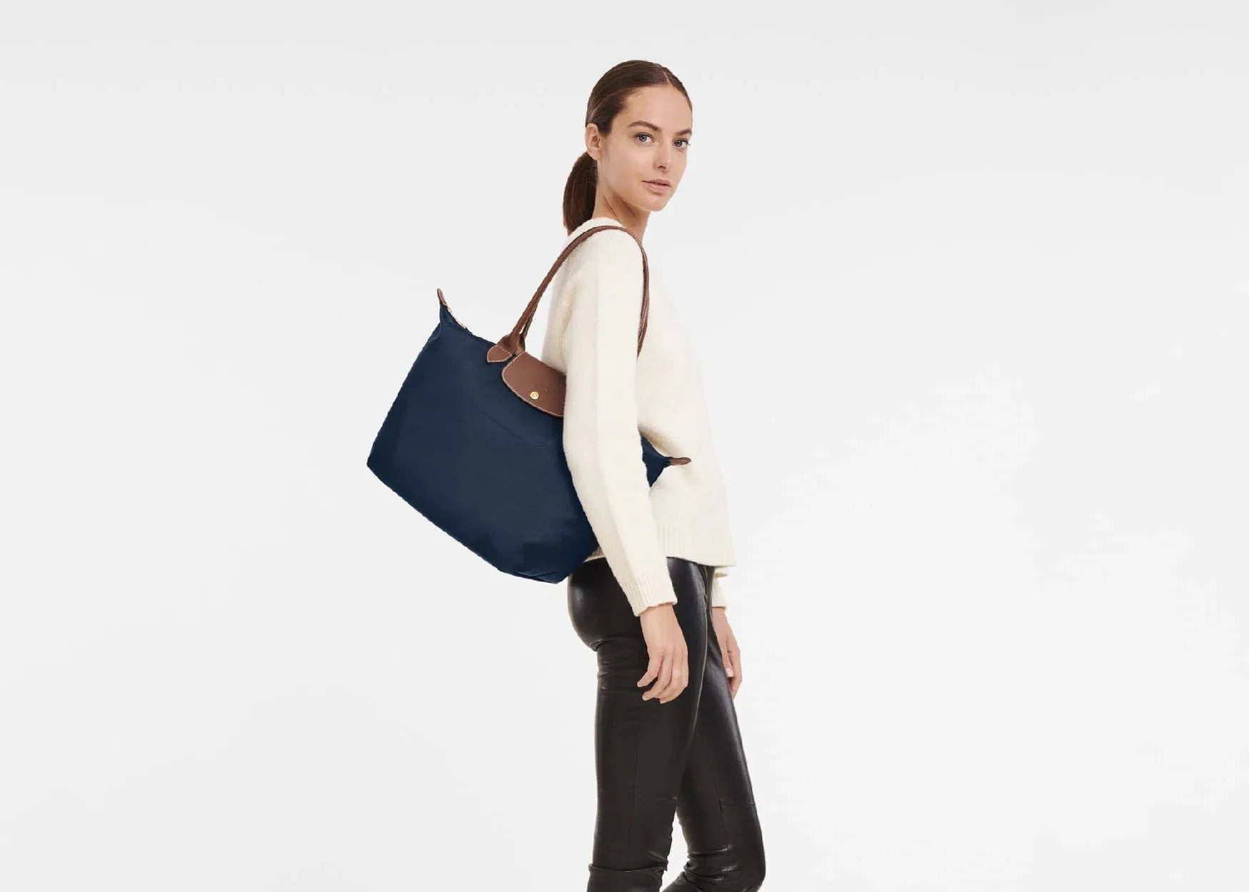 Longchamp Le Pliage Original Large Tote Bag Navy - Sneaker Türkiye
