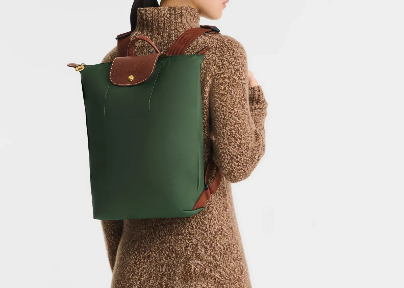 Longchamp Le Pliage Original M Backpack British Green - Sneaker Türkiye