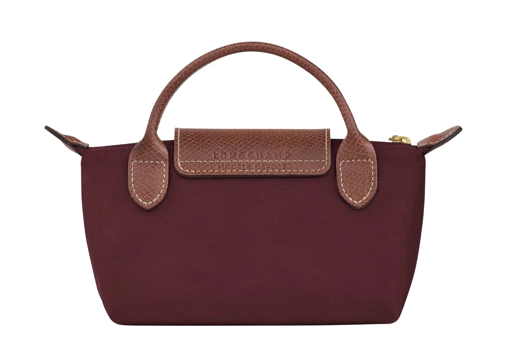 Longchamp Le Pliage Original Pouch With Handle Burgundy - Sneaker Türkiye
