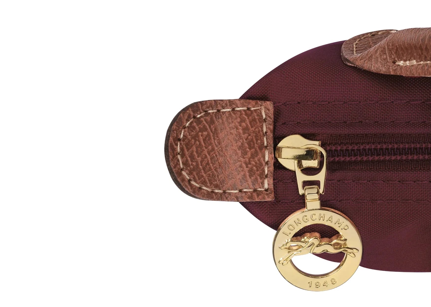 Longchamp Le Pliage Original Pouch With Handle Burgundy - Sneaker Türkiye