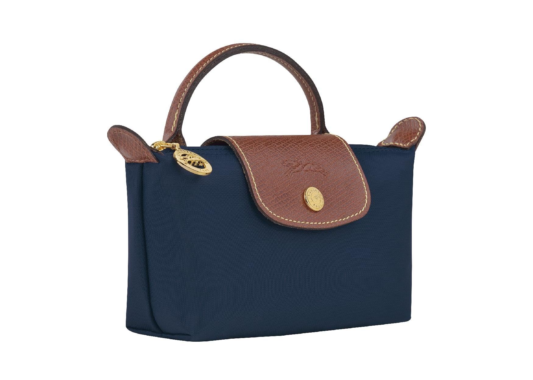 Longchamp Le Pliage Original Pouch With Handle Navy - Sneaker Türkiye