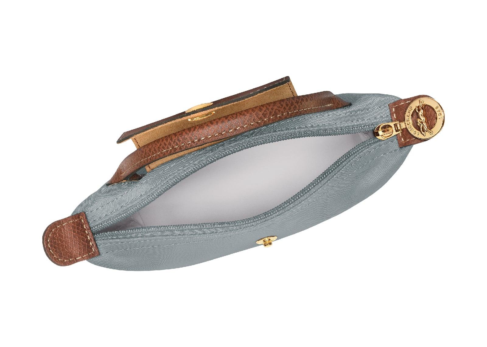 Longchamp Le Pliage Original Pouch With Handle Steel - Sneaker Türkiye