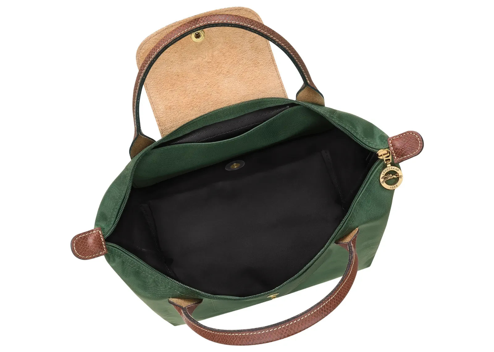 Longchamp Le Pliage Original Small Handbag British Green - Sneaker Türkiye
