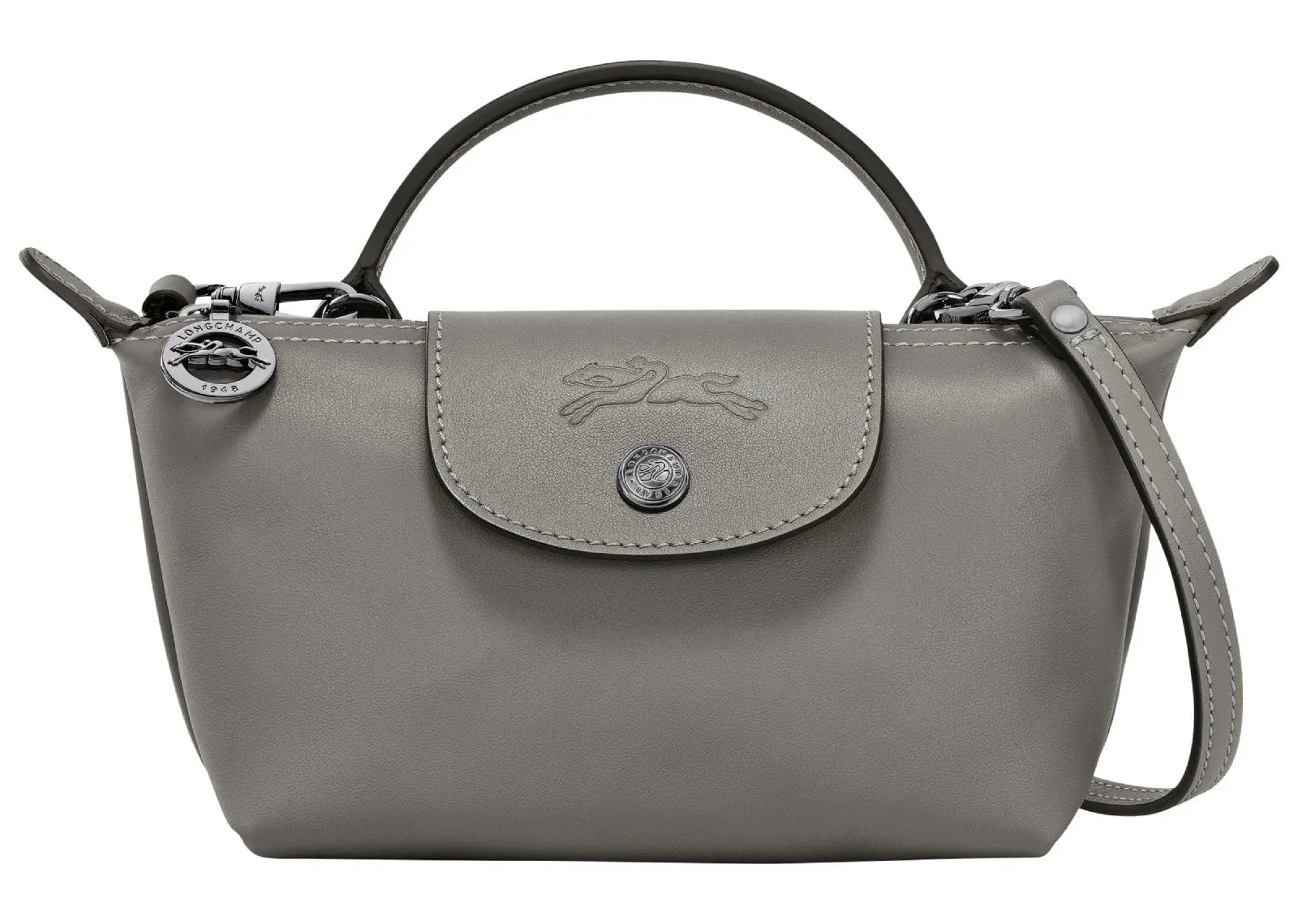 Longchamp Le Pliage Xtra XS Pouch Leather Turtledove - Sneaker Türkiye