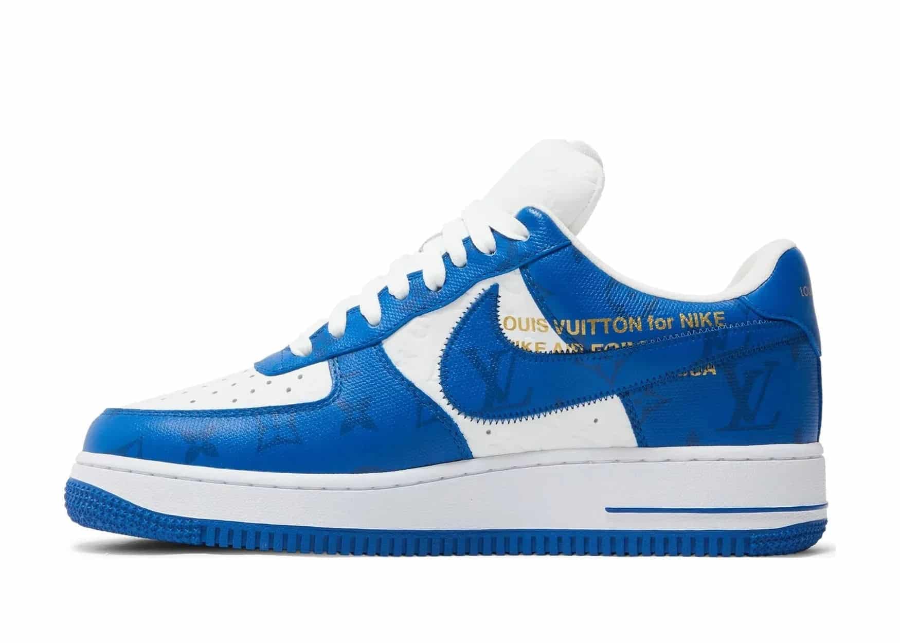 Louis Vuitton Nike Air Force 1 Low White Royal - Sneaker Türkiye