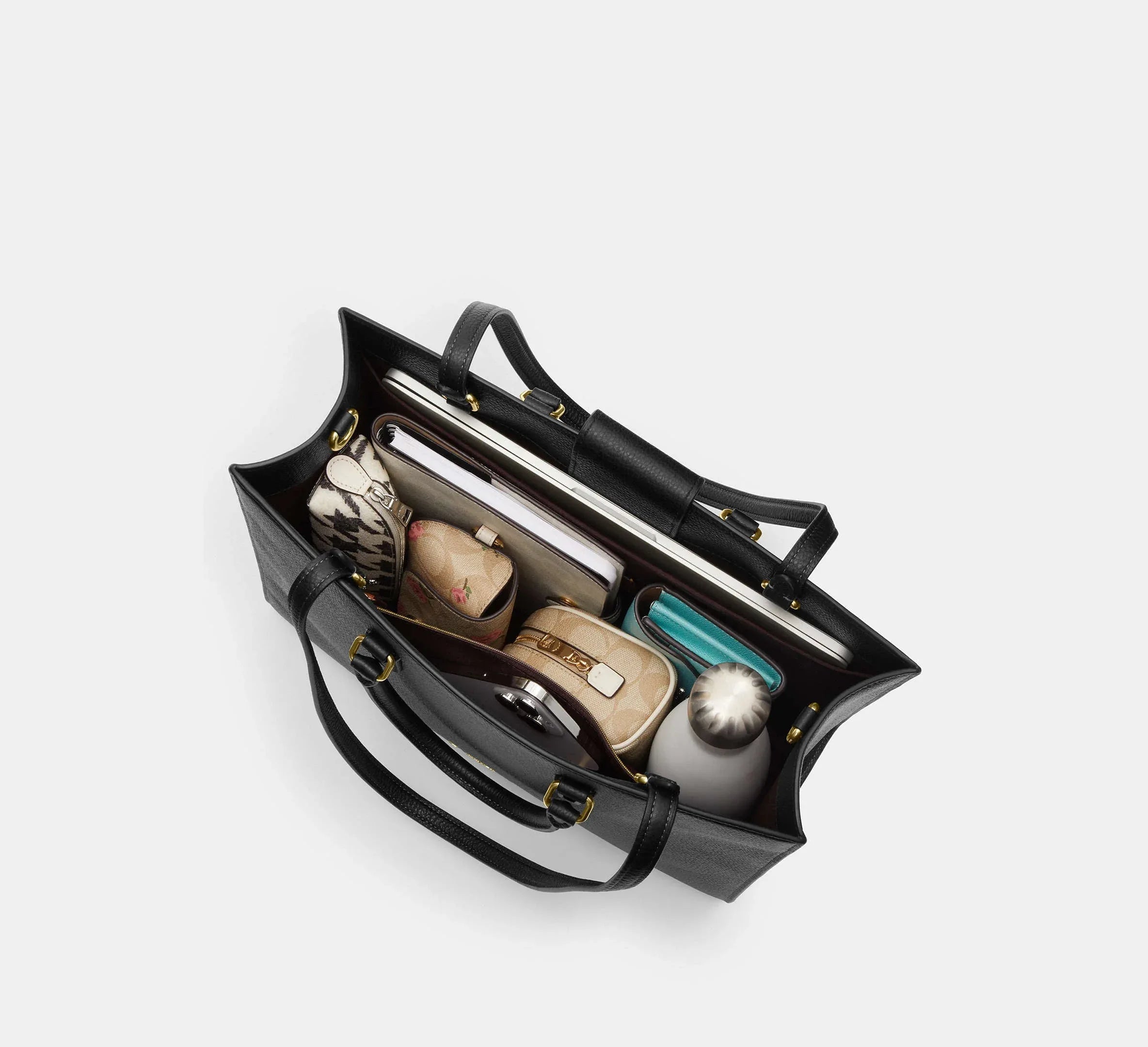 Coach Maggie Tote Bag – Gold/Dark Stone - Sneaker Türkiye