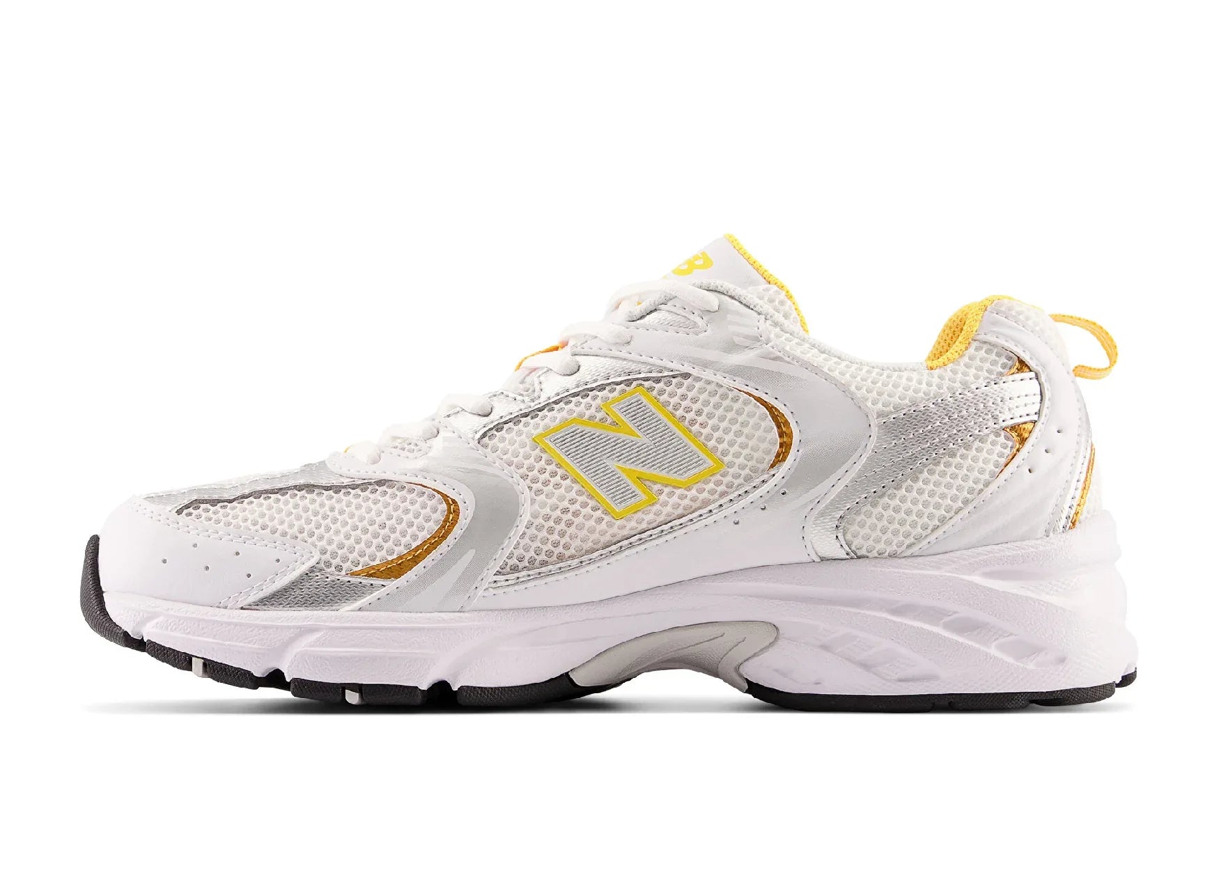 New Balance 530 White Vibrant Apricot Silver Metallic - Sneaker Türkiye
