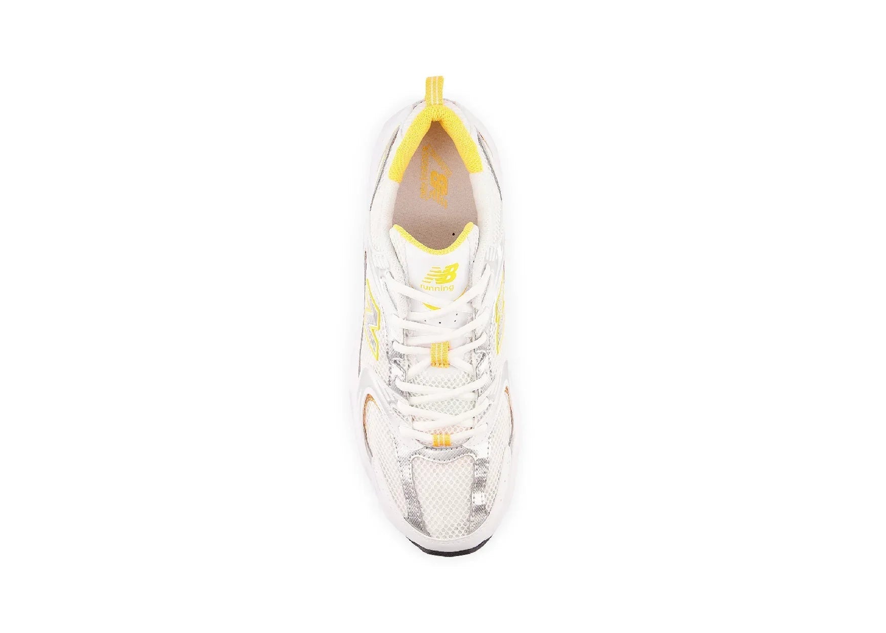New Balance 530 White Vibrant Apricot Silver Metallic - Sneaker Türkiye