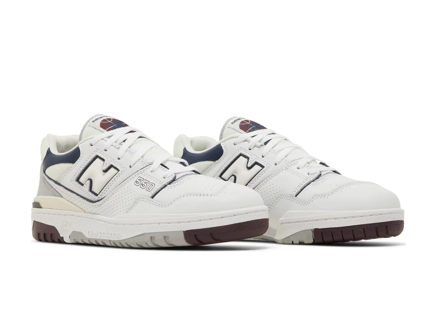 New Balance 550 White Natural Indigo Burgundy - Sneaker Türkiye