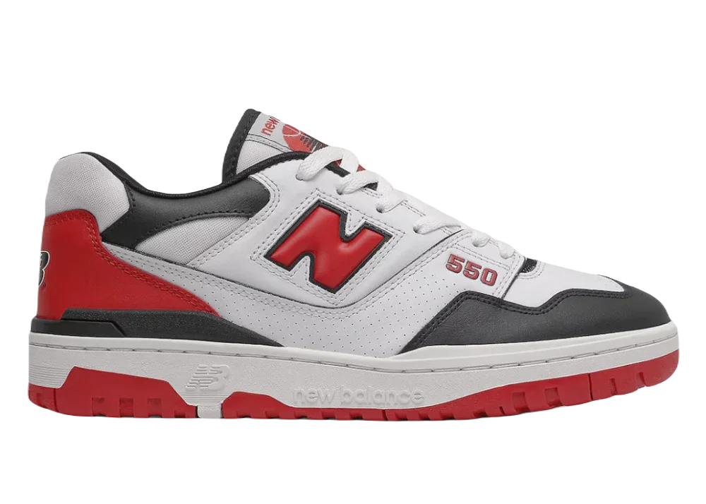 New Balance 550 White Red Black - Sneaker Türkiye