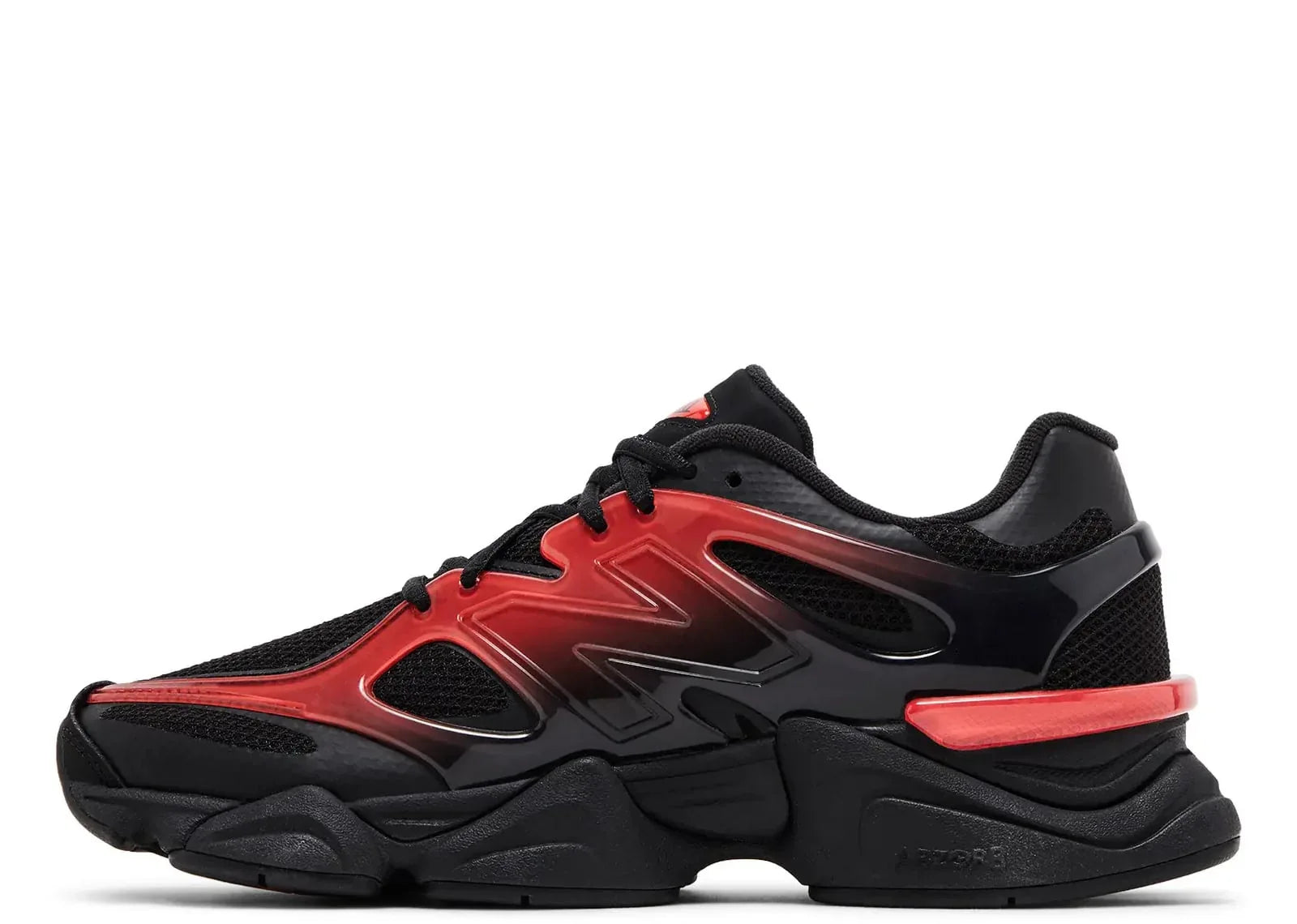New Balance 9060 Black Red Gradient - Sneaker Türkiye