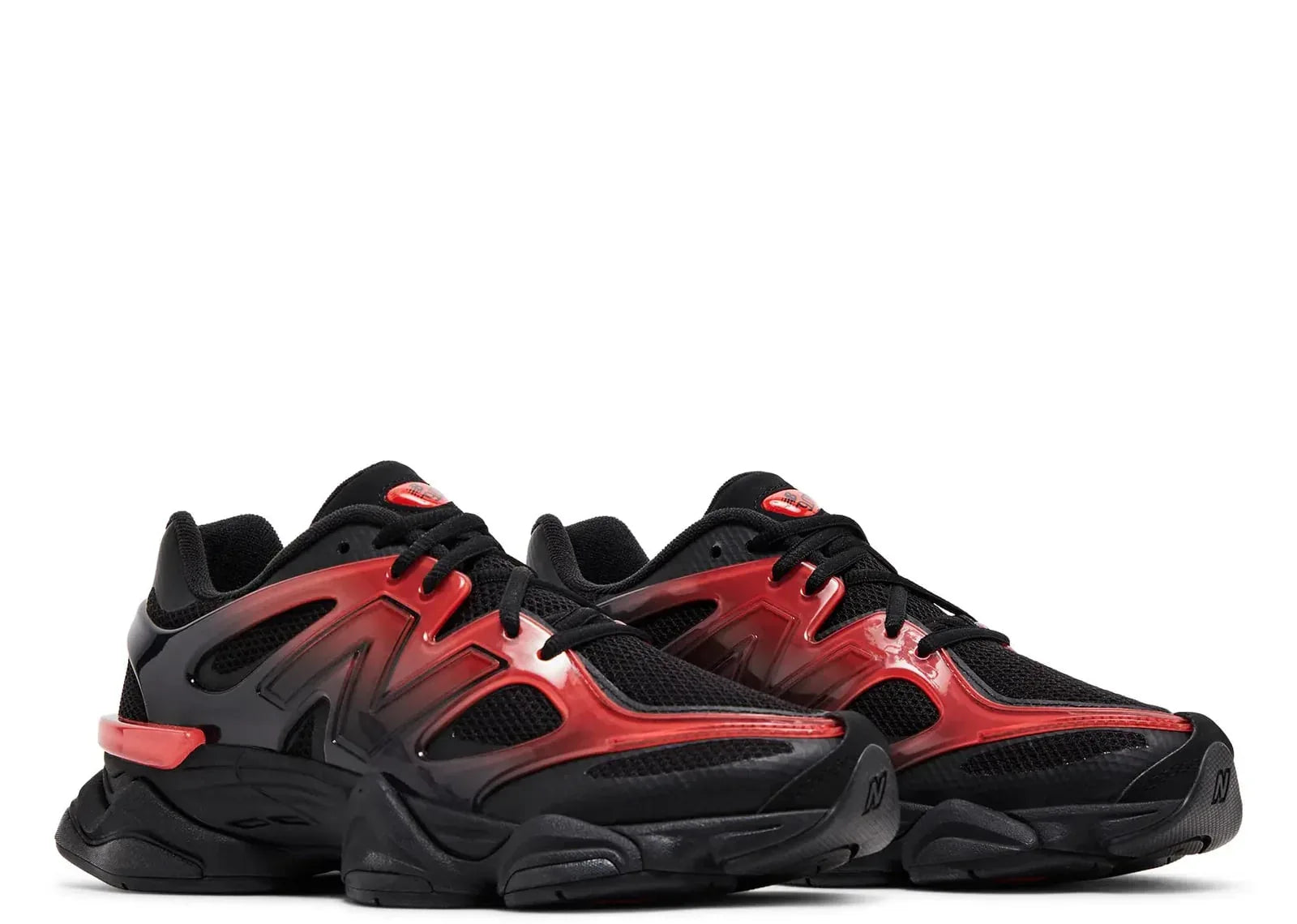 New Balance 9060 Black Red Gradient - Sneaker Türkiye