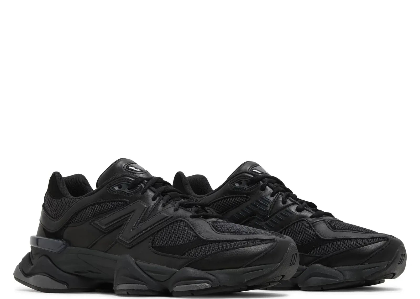 New Balance 9060 Triple Black Leather - Sneaker Türkiye