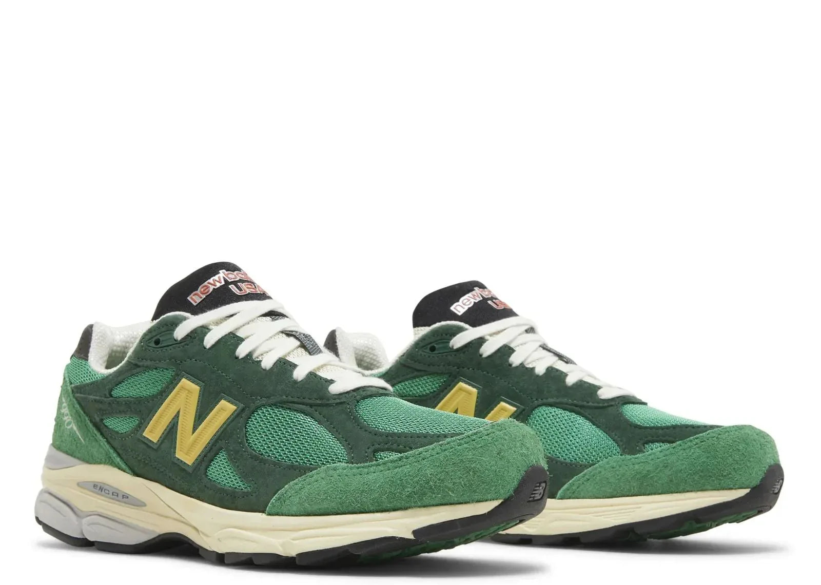 New Balance 990v3 MiUSA Varsity Green Gold - Sneaker Türkiye