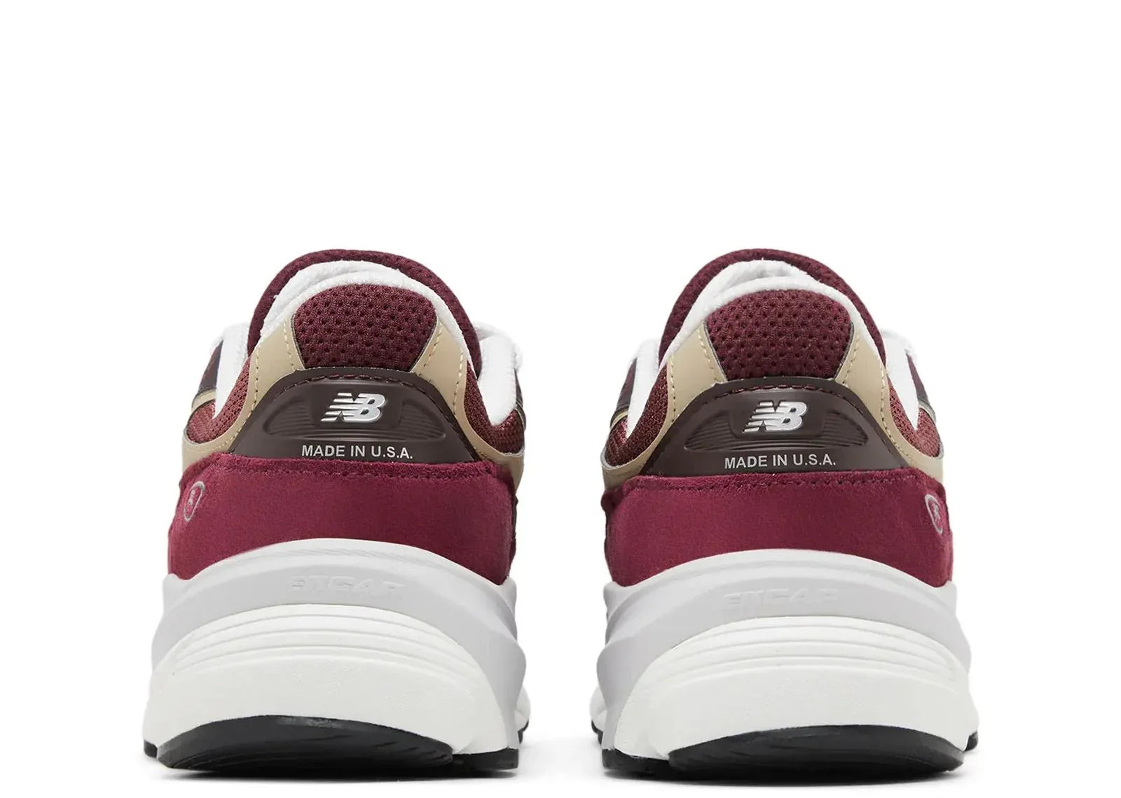 New Balance 990v6 MiUSA Teddy Santis Burgundy Tan - Sneaker Türkiye