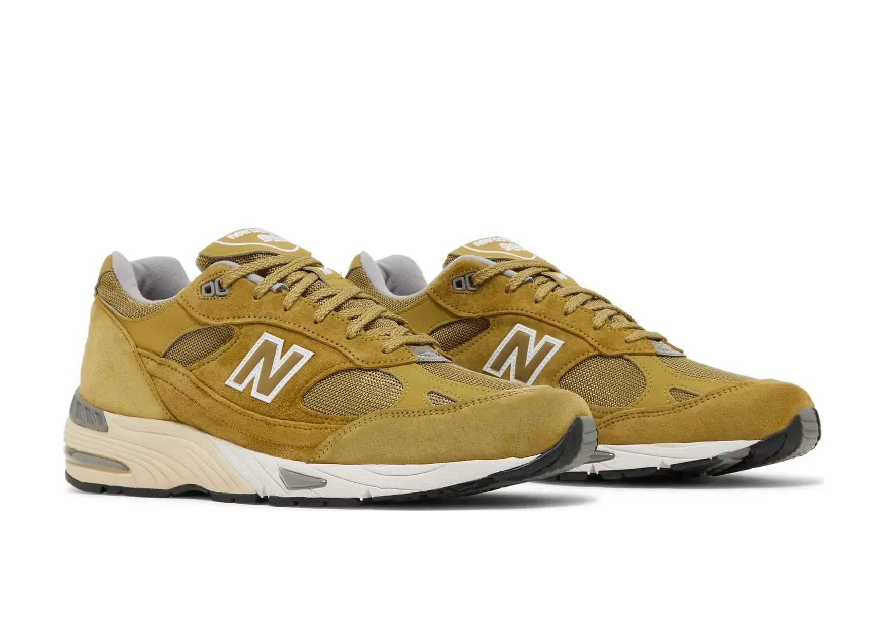 New Balance 991 MiUK Green Moss Cloud Cream - Sneaker Türkiye