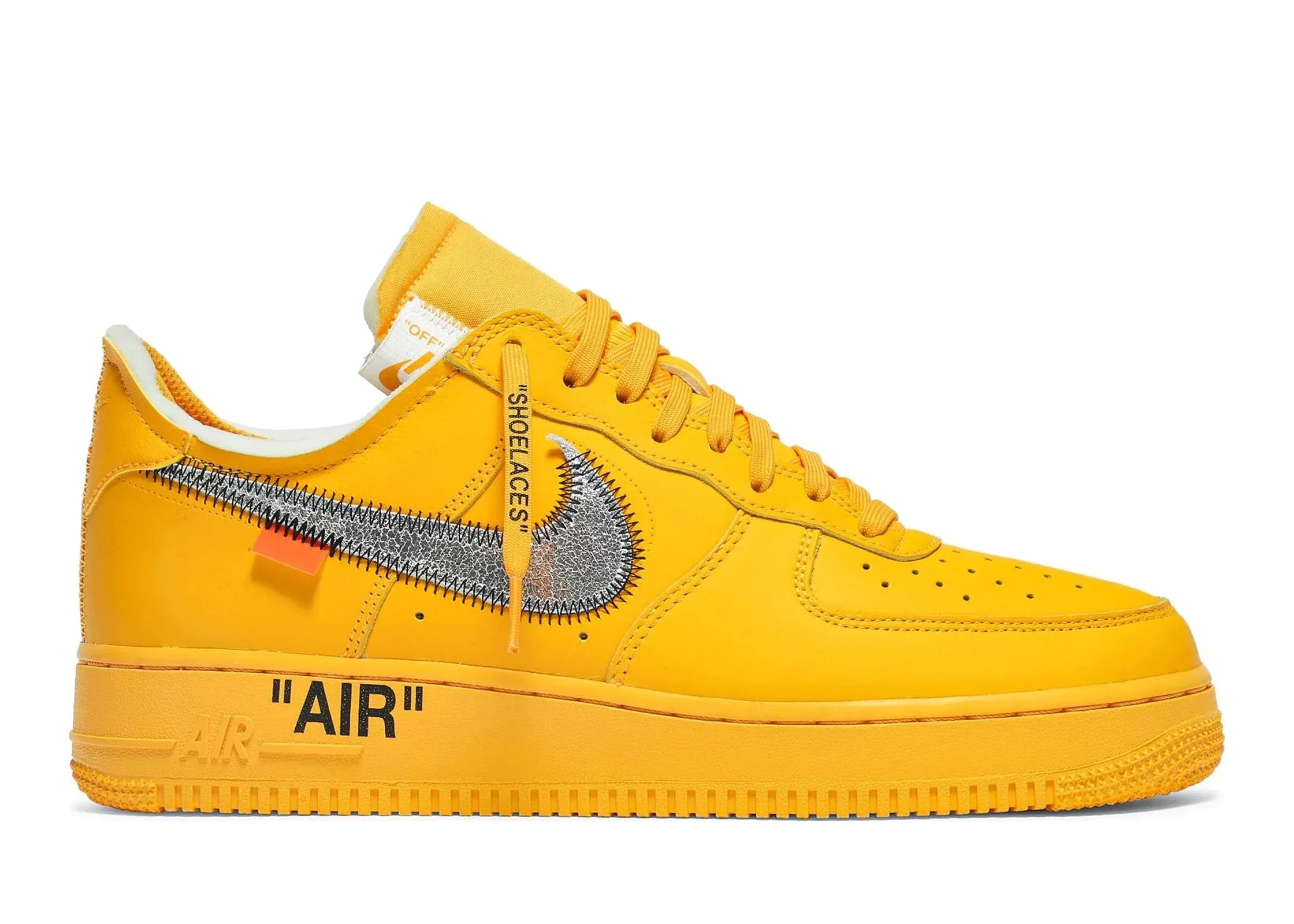 Nike Air Force 1 Low Off-White ICA University Gold - Sneaker Türkiye